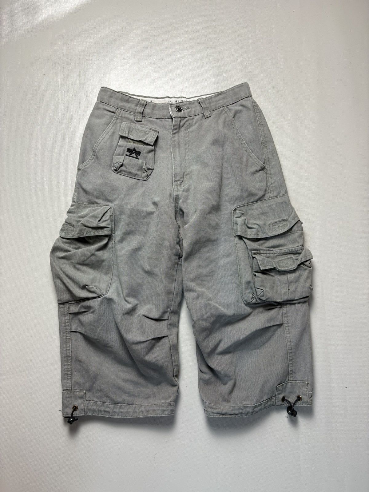 Alpha Industries Vintage Alpha Industires Cargo Shorts Size US 29 - 1 Thumbnail