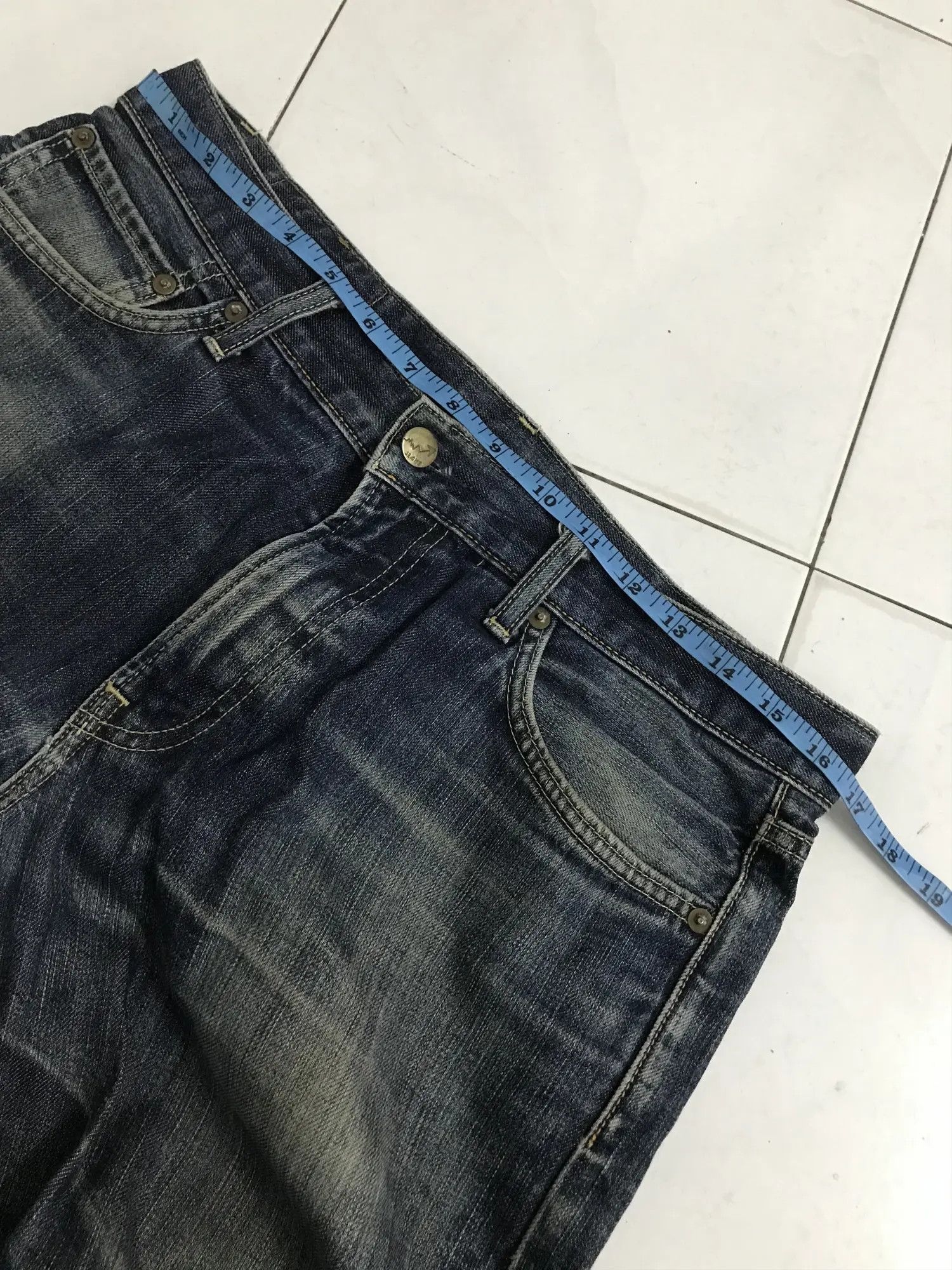 Uniqlo UNIQLO UJ indigo Distressed Denim Size US 32 / EU 48 - 6 Thumbnail