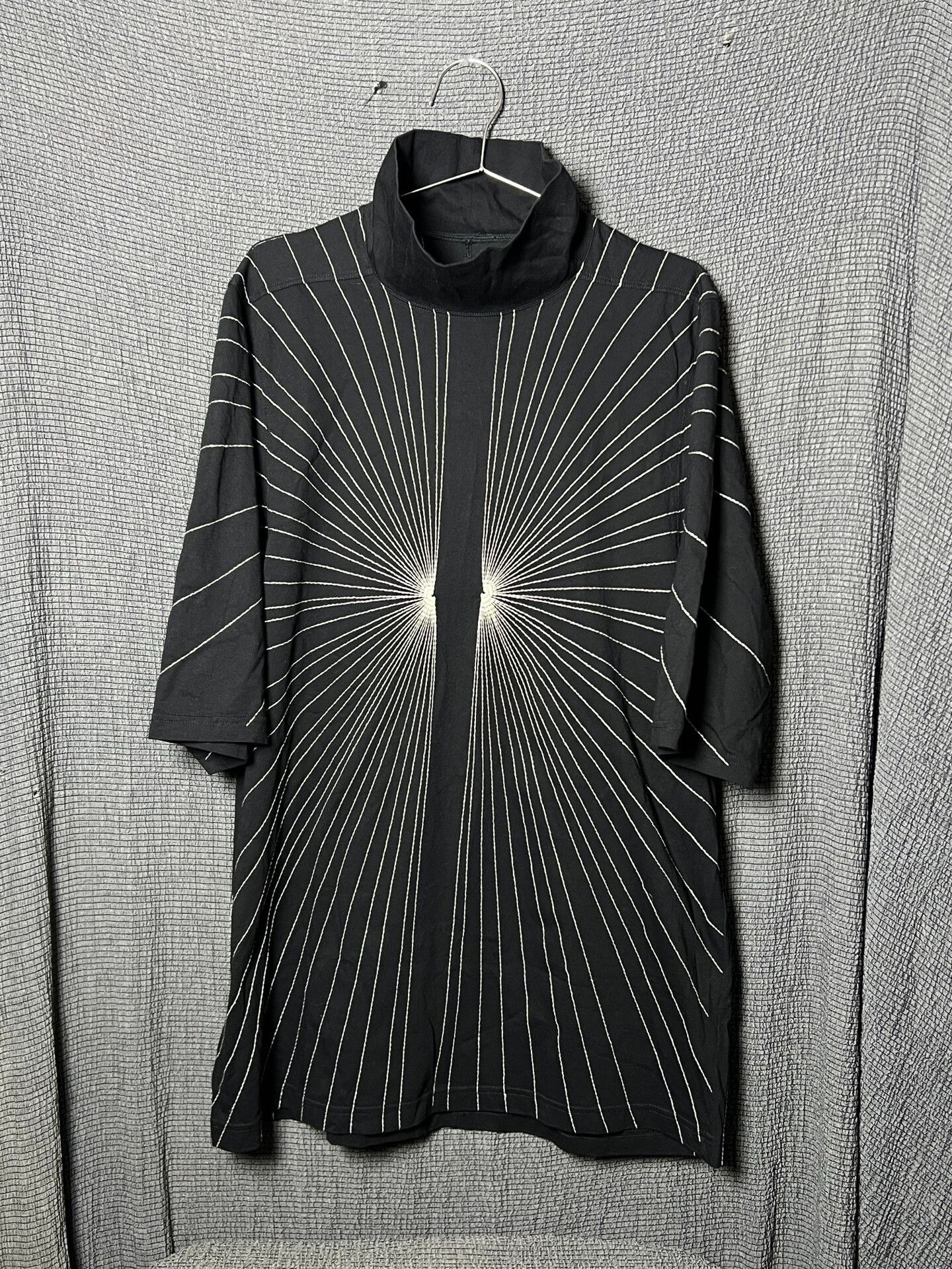Rick Owens Rick Owens 17ss High Neck Short Sleeve Size US M / EU 48-50 / 2 - 1 Thumbnail