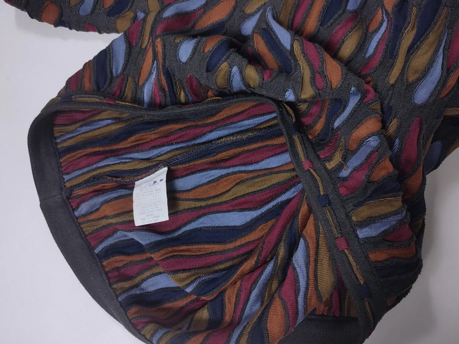 Coogi × Tundra Canada × Vintage Vintage 90’s Tundra Knit Rainbow boxy distressed Sweater Size US M / EU 48-50 / 2 - 11 Thumbnail