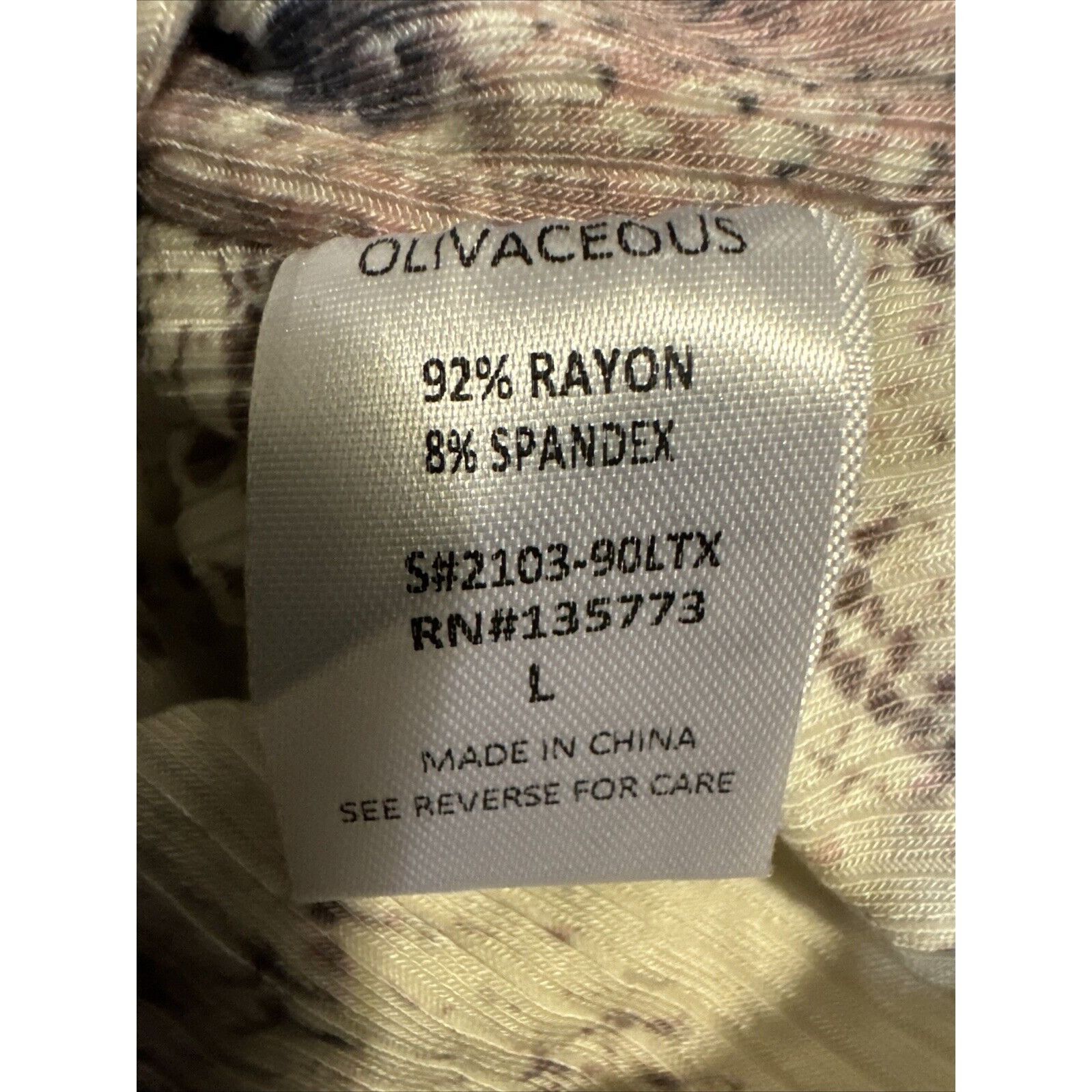 Other Olivaceous Crop Top Spaghetti Strap Gray Pink Snake Print Si Size L / US 10 / IT 46 - 4 Thumbnail