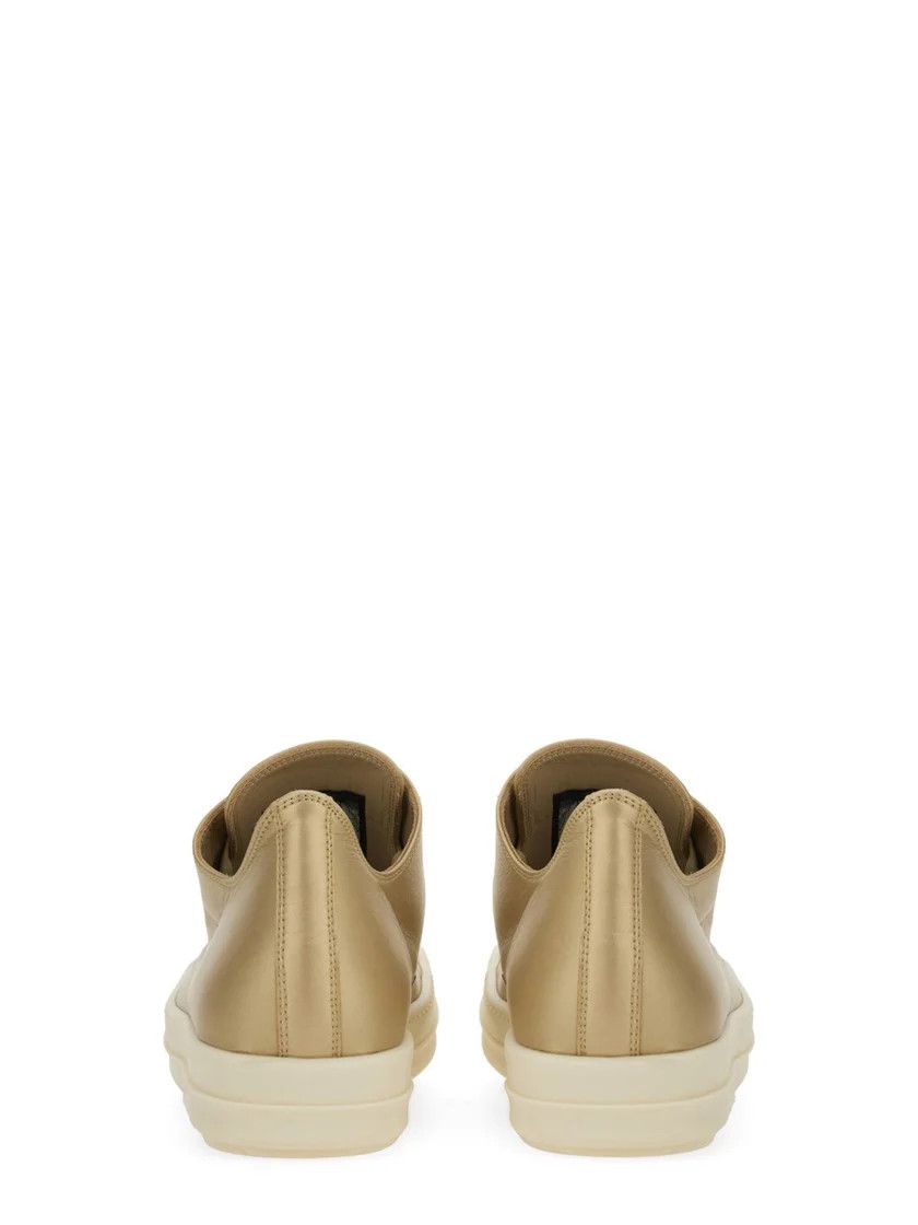 Rick Owens o1mle0226 Hollywood Leather Low Sneakers in Neutrals Size US 8 / EU 41 - 3 Thumbnail