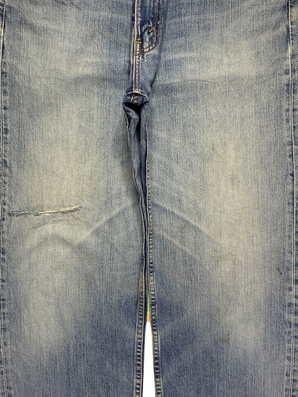 LVC × Levi's × Levi's Vintage Clothing Vintage 90s Levis 504 Blue Wash Distressed Baggy Jeans Size US 33 - 5 Thumbnail