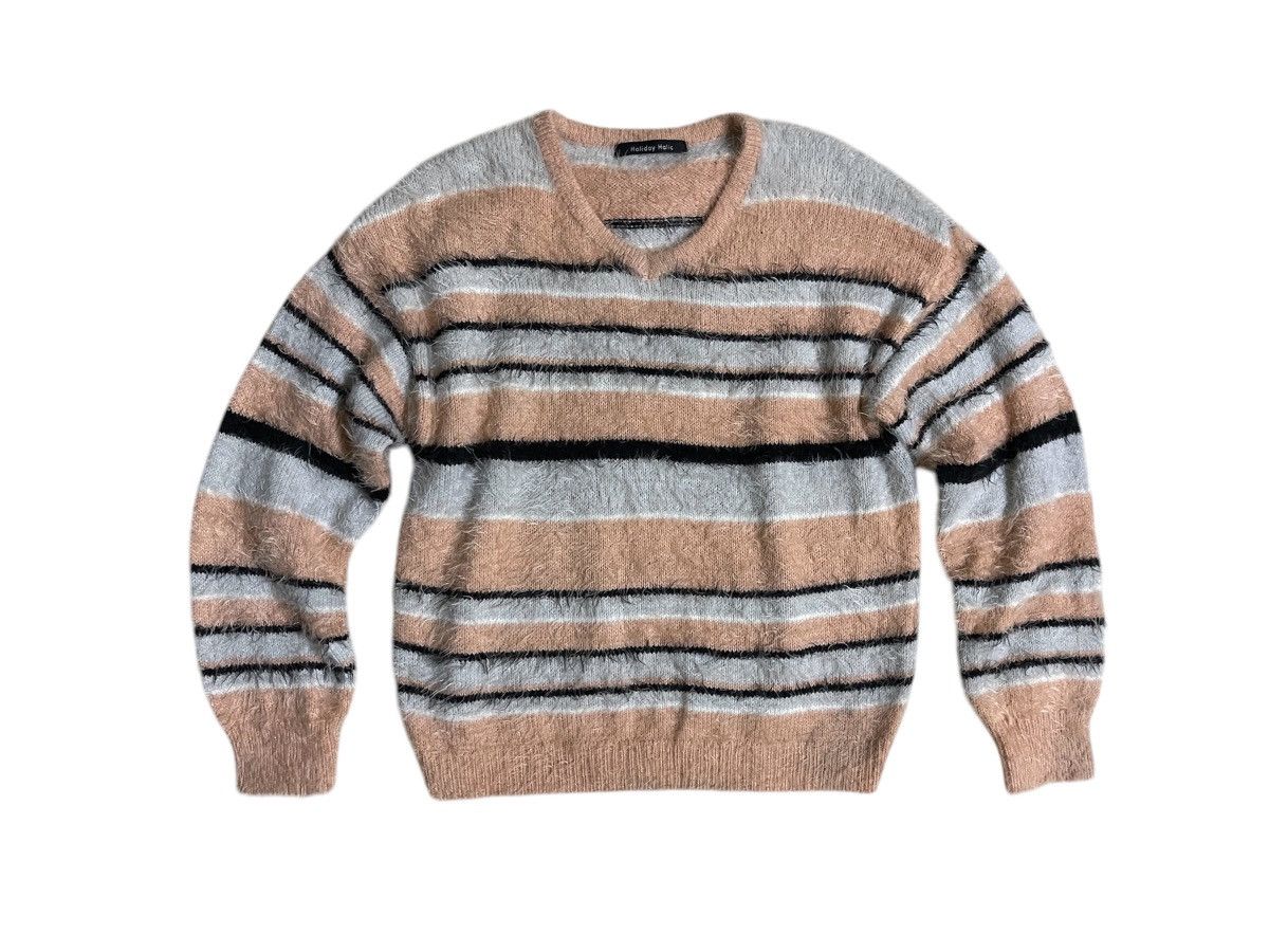 Japanese Brand Holiday Holic Striped Jumper Knitwear Size M / US 6-8 / IT 42-44 - 15 Thumbnail