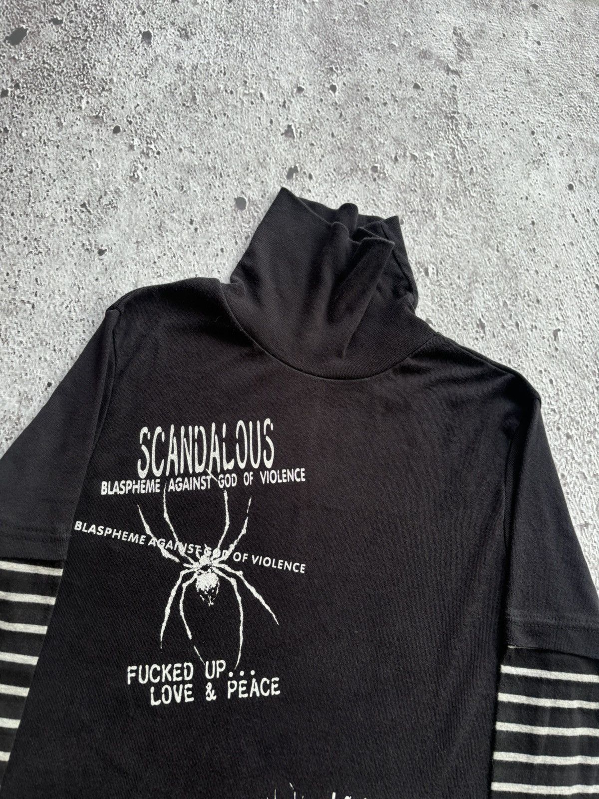Hysteric Glamour Y2k Double layer Scandalous Punk Style Longsleeve Size US M / EU 48-50 / 2 - 3 Thumbnail