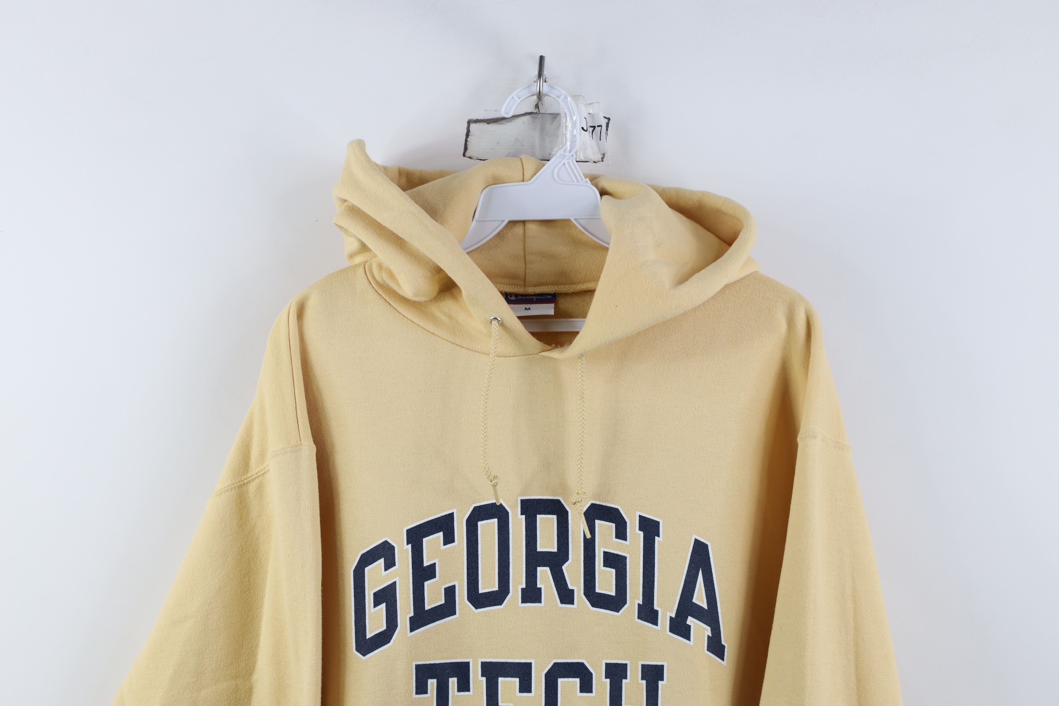 Champion Vintage Champion Georgia Tech University Hoodie Sweatshirt Size US M / EU 48-50 / 2 - 2 Thumbnail