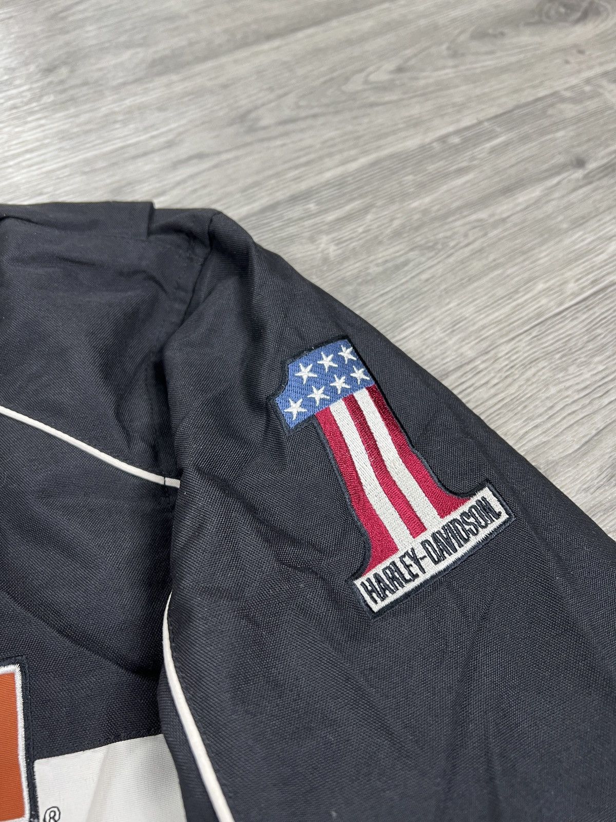 Harley Davidson HARLEY DAVIDSON MOTORCYCLES XL Vented Nylon Racing Jacket Size US XL / EU 56 / 4 - 7 Thumbnail