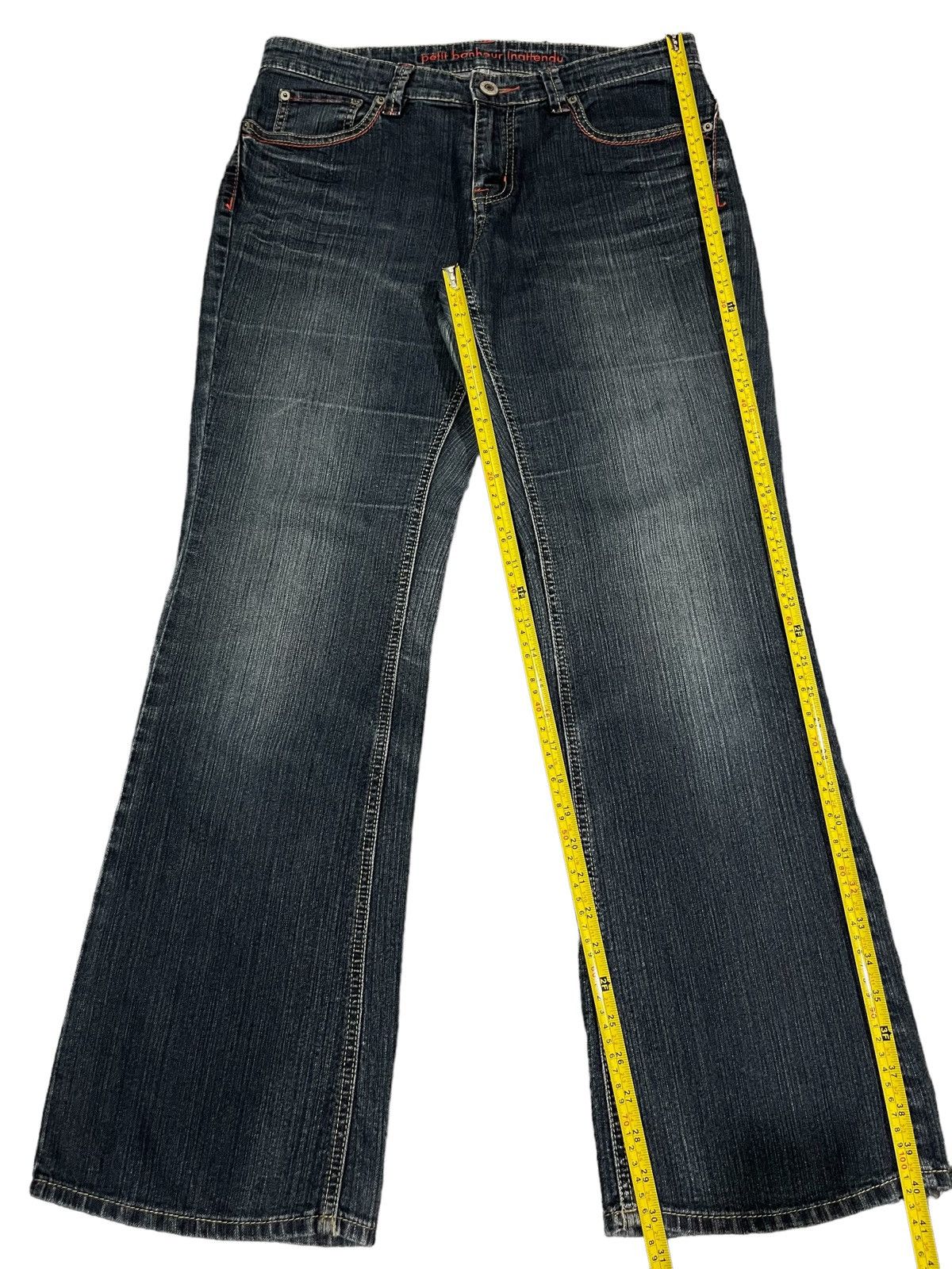 Japanese Brand Vintage Y2K Japanese Brand Blue Washed Flare Jeans Size US 33 - 9 Thumbnail