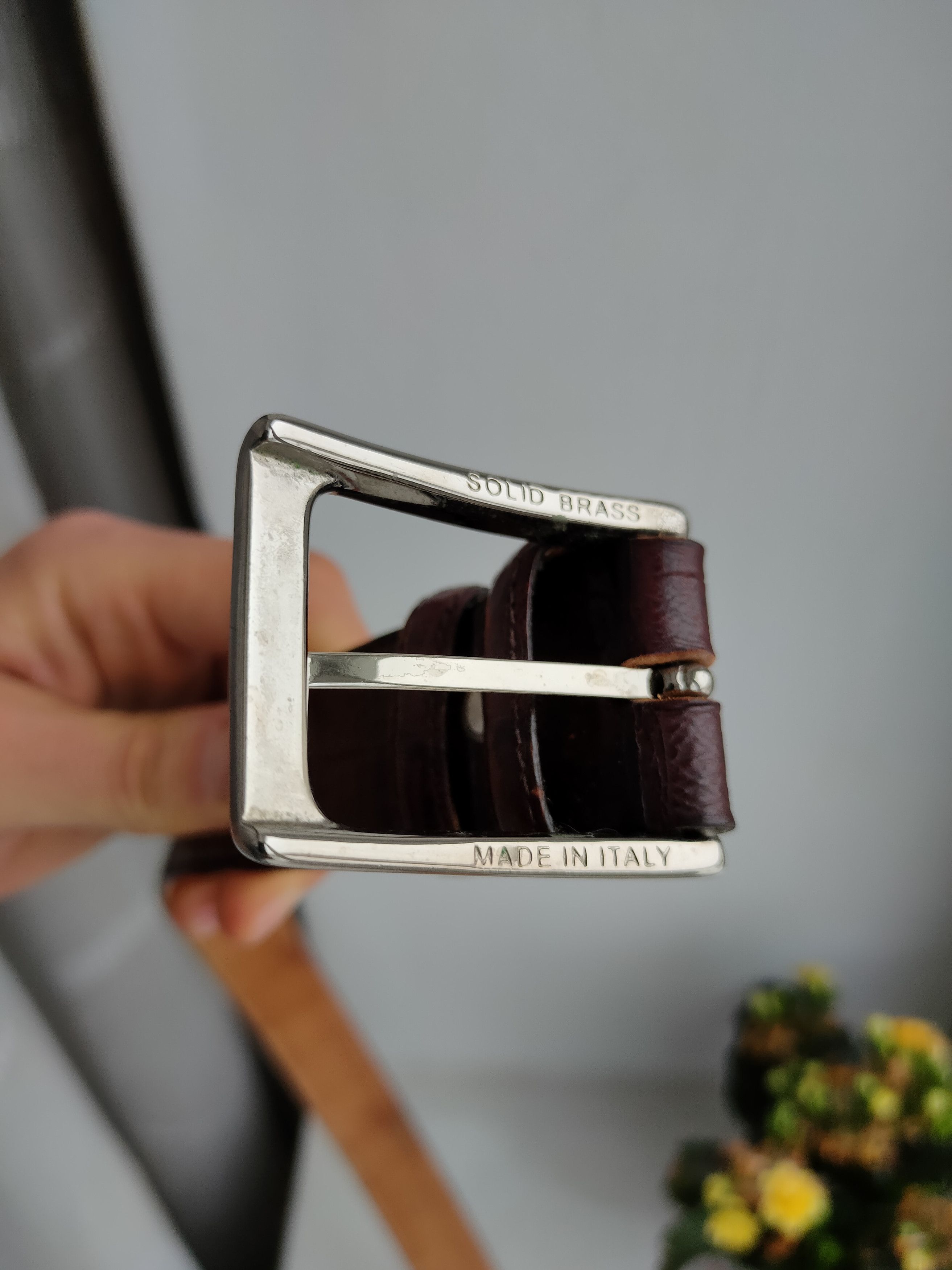 Vintage Robert Charles Vintage Leather Belts Men's Made in Italy Size ONE SIZE - 7 Thumbnail