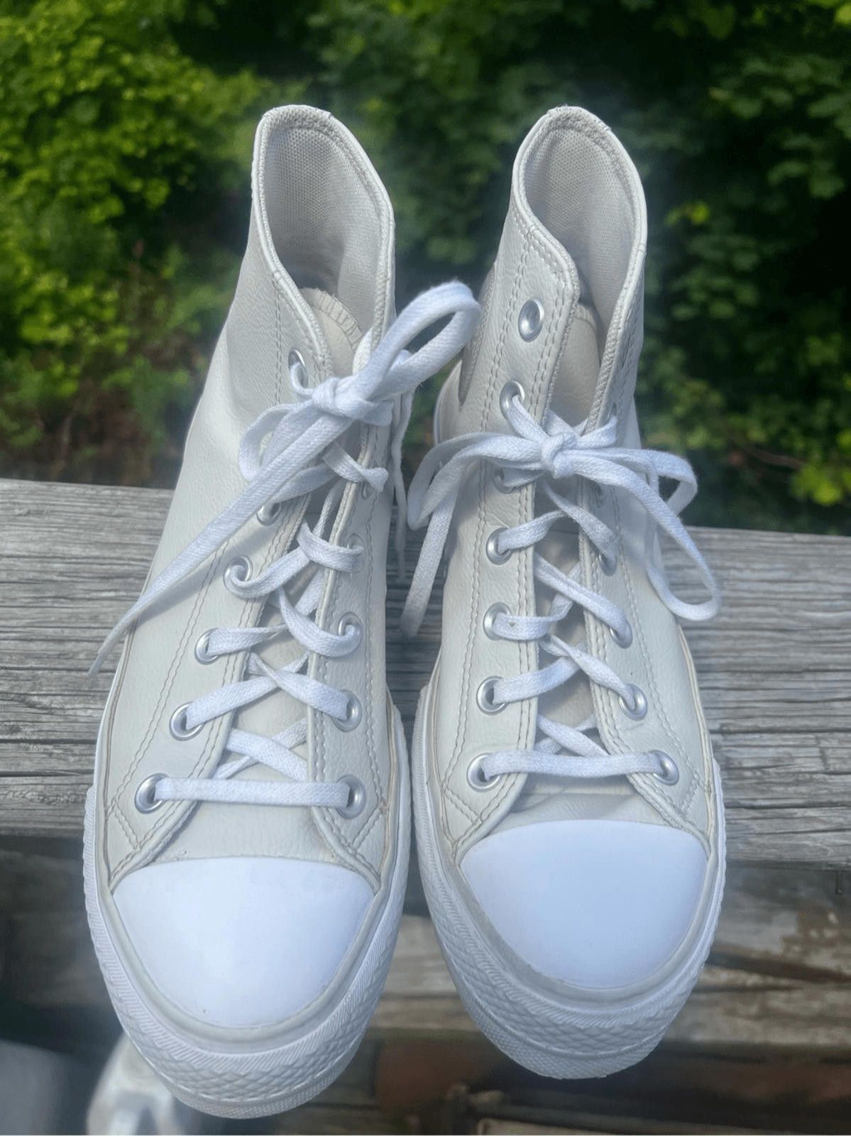 Converse Converse Chuck Taylor LIFT High Top Sneakers 7 Bone White Size US 7 / IT 37 - 5 Thumbnail