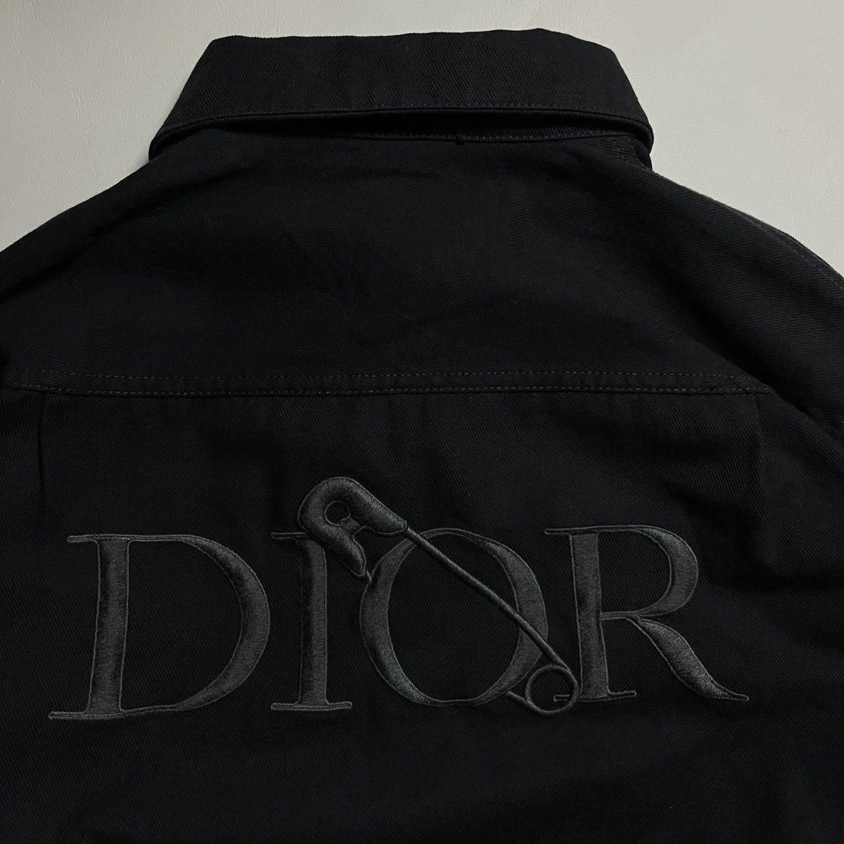 Dior Dior Judy Blame Pin Logo Denim Knitted Sleeves Jacket Size US S / EU 44-46 / 1 - 7 Thumbnail