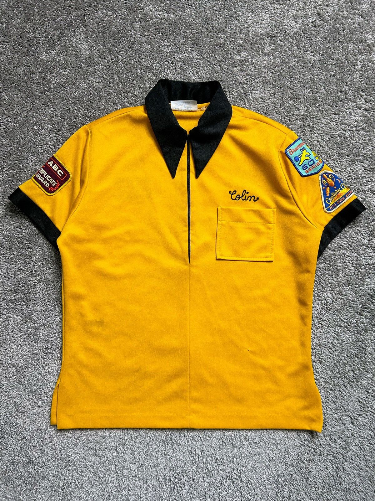 Vintage Vintage 60s Chainstitch Patchwork Bowling Shirt Hal Lieber Size US M / EU 48-50 / 2 - 1 Thumbnail