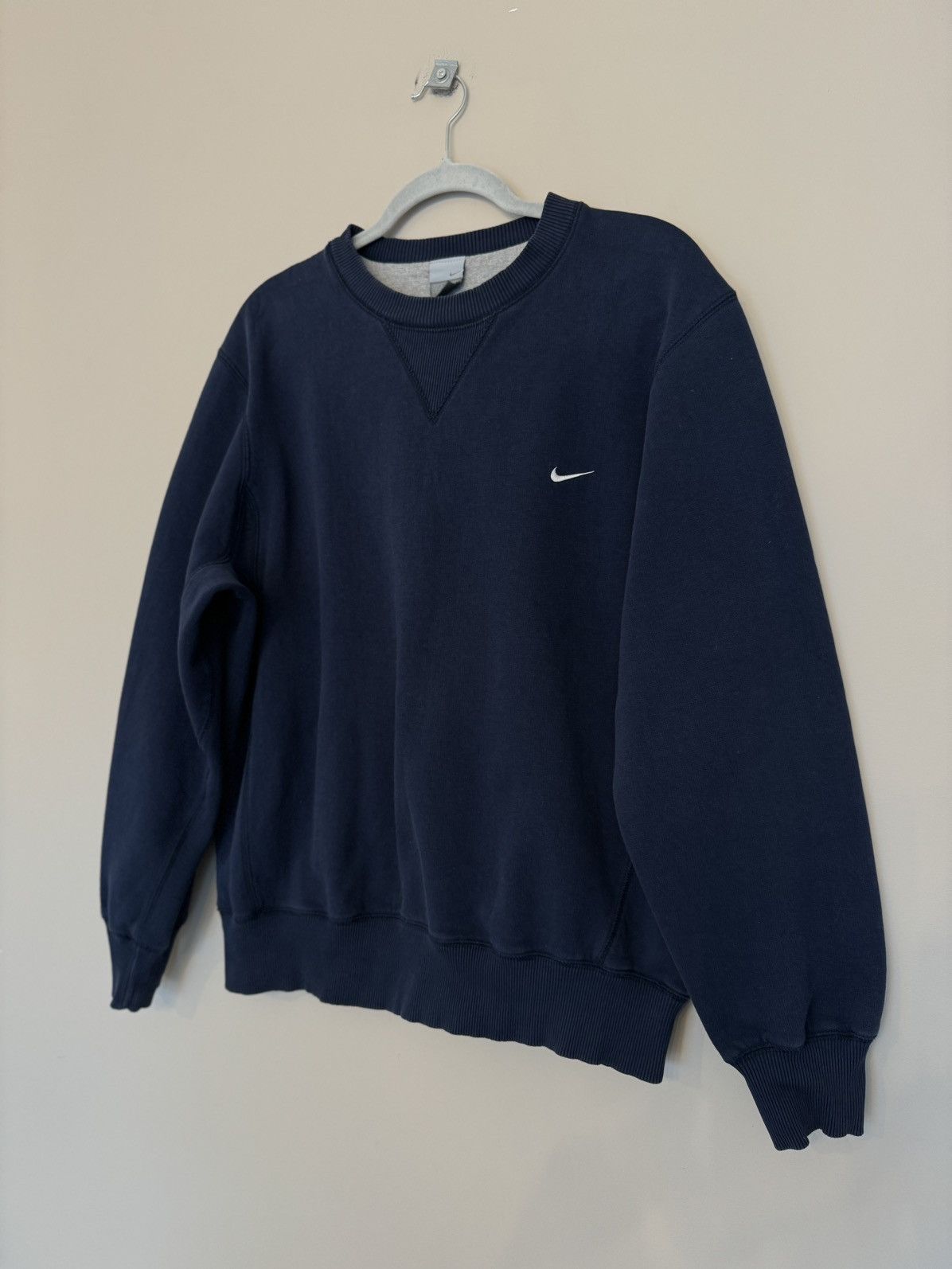 NIKE ネイビー ロゴ入り スウェット 古着 Y2K 90~00s Blue hoodie vintage y2k Nike sweatshirt 90s 00s big