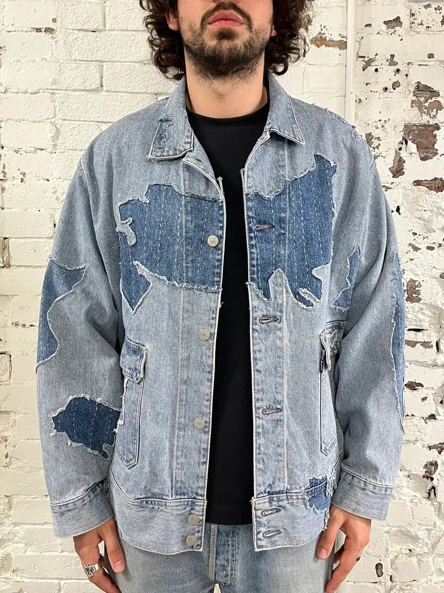 Levi's Levi’s Japan Reconstructed Denim Jacket Size US L / EU 52-54 / 3 - 4 Thumbnail