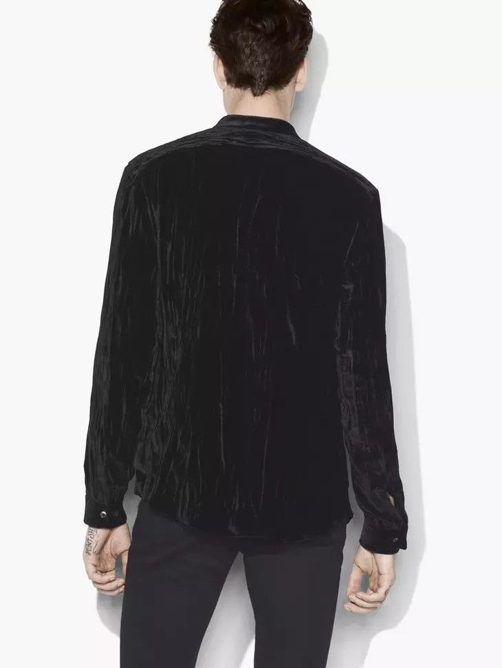John Varvatos Crushed velvet shirt. Large Size US L / EU 52-54 / 3 - 3 Thumbnail