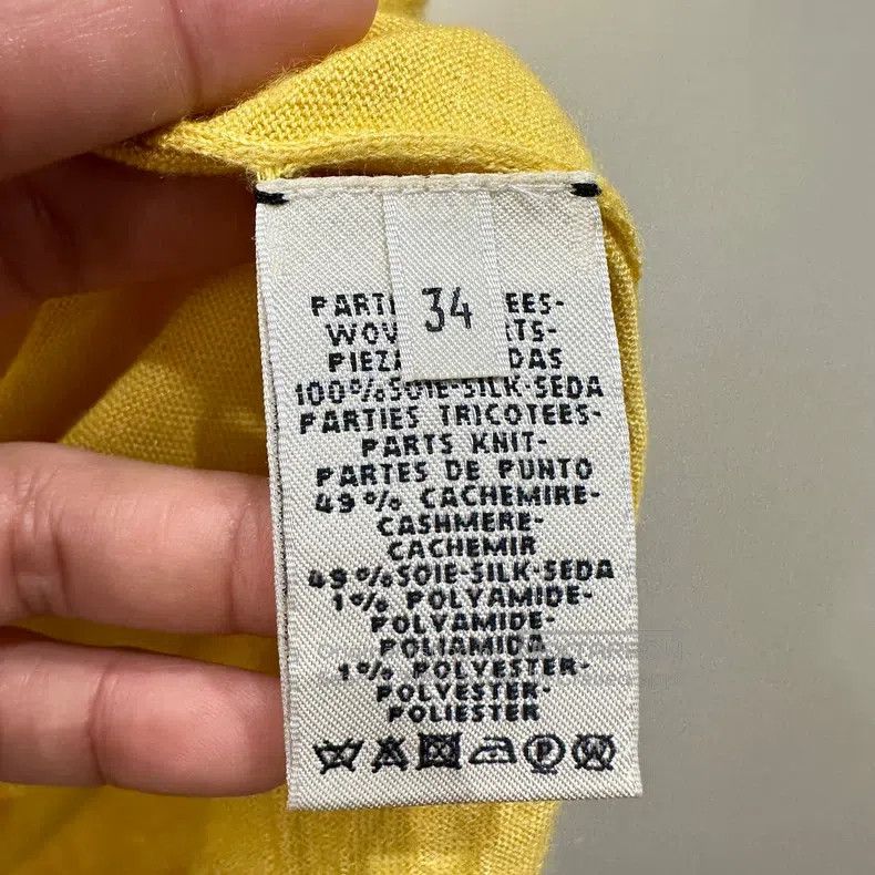 Hermes Hermes Lockchain pattern silk cashmere blended short-sleev Size XXS / US 00 / IT 34 - 4 Thumbnail