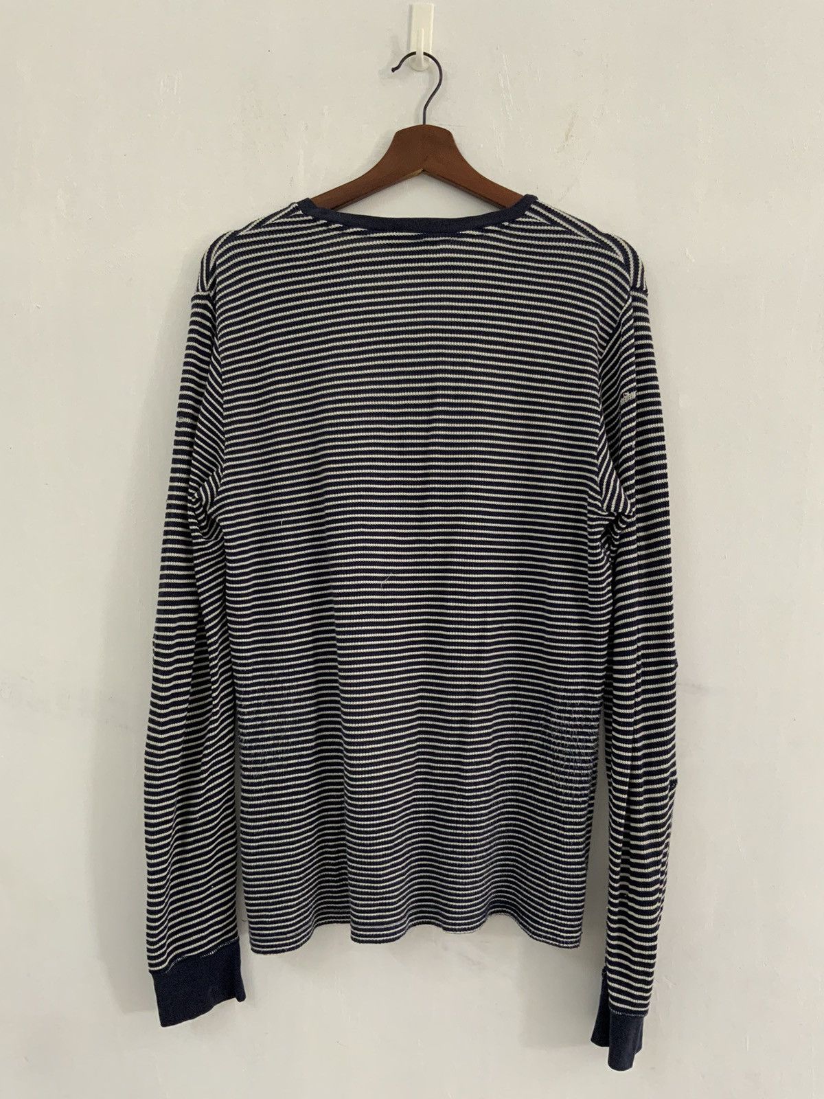 Japanese Brand Uniqlo undercover Stripe Long Sleeve Shirt Size US M / EU 48-50 / 2 - 2 Thumbnail