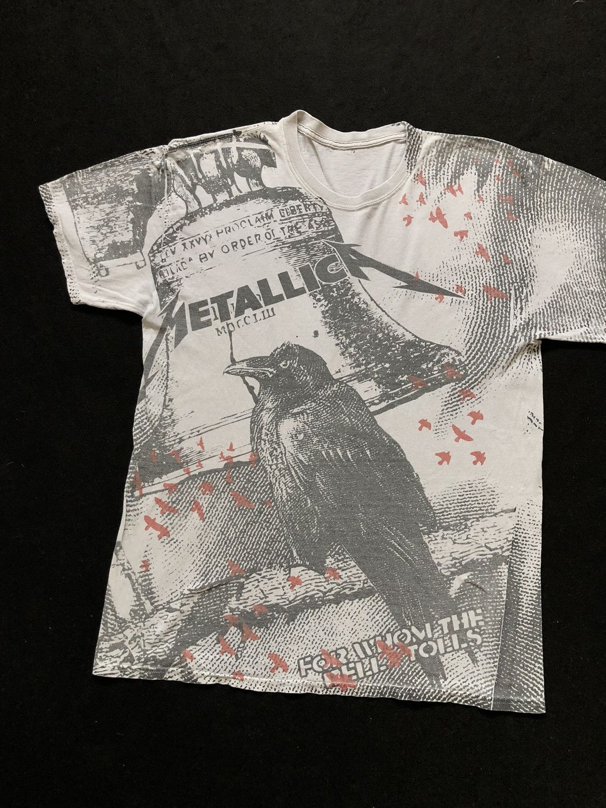 Metallica × Vintage Tshirt Metallica Band Tees Vintage 90’s Full Print Size US M / EU 48-50 / 2 - 3 Thumbnail