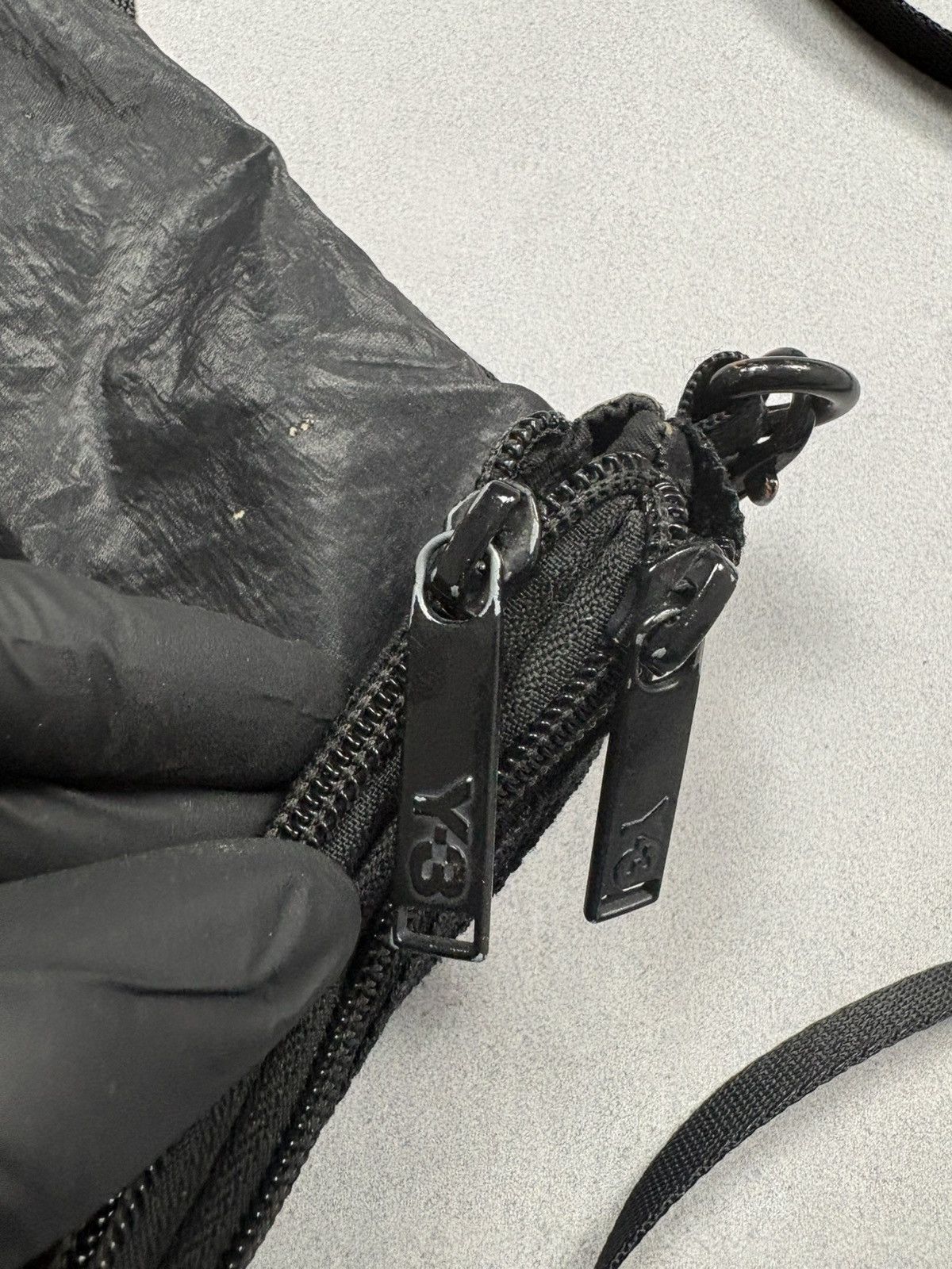 Y-3 Y-3 Yohji Yamamoto Nylon Crossbody Shoulder Bag Black Adidas Size ONE SIZE - 9 Thumbnail