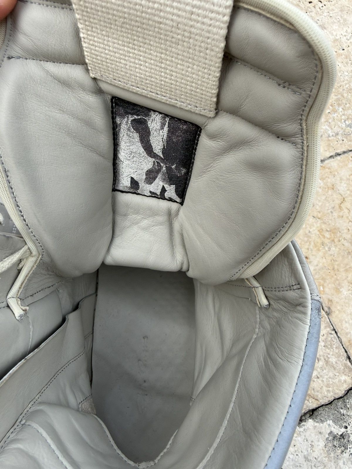 Rick Owens Rick Owens Pearl Milk Reflective Geobasket Size US 10 / EU 43 - 5 Thumbnail