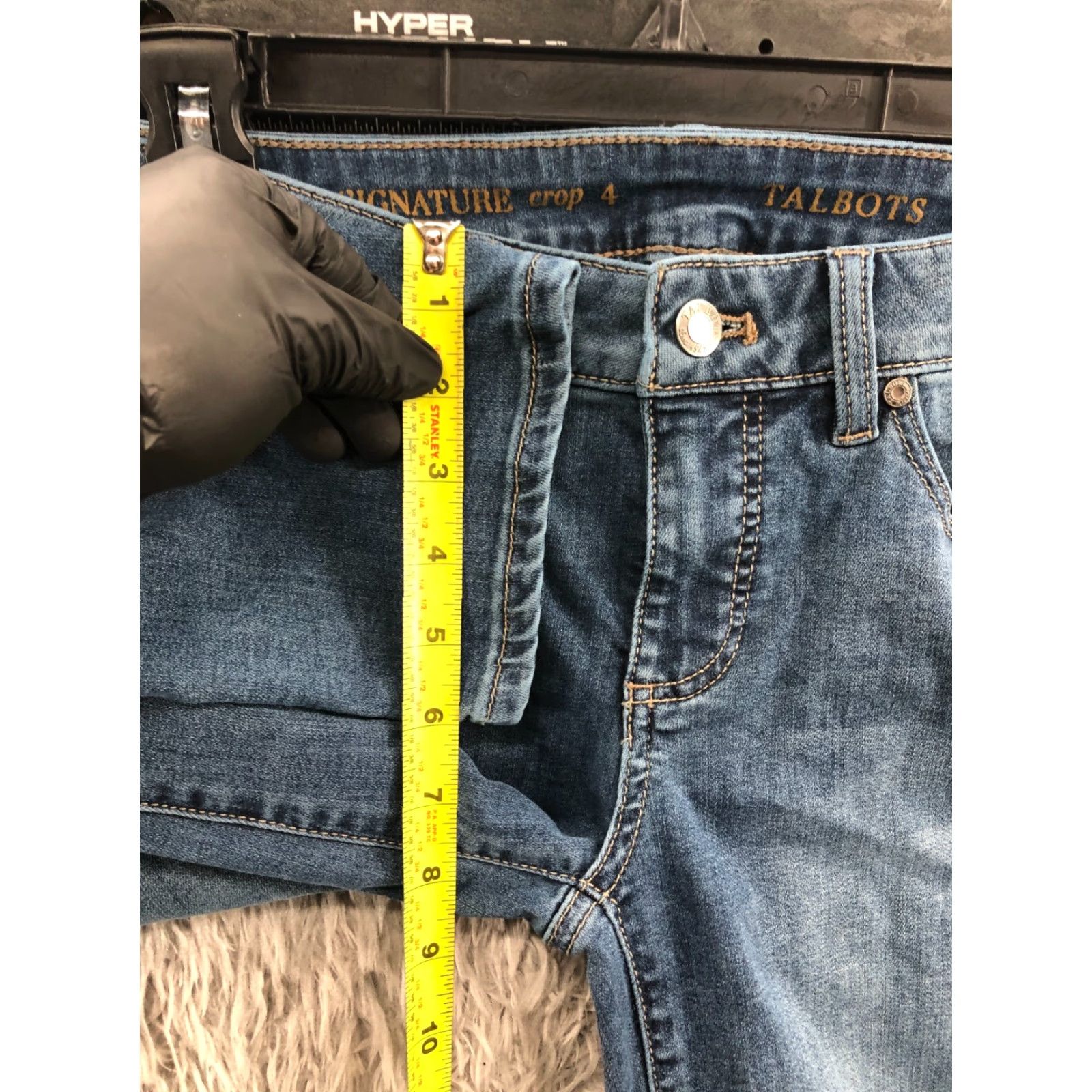 Talbots Talbots Jeans Cropped Women Size 4 Medium Blue 5-Pocket Denim Waist 27 Inseam 24 In Brand Talbots Regular Rise Mid Vintage No Size 27" / US 4 / IT 40 - 4 Thumbnail