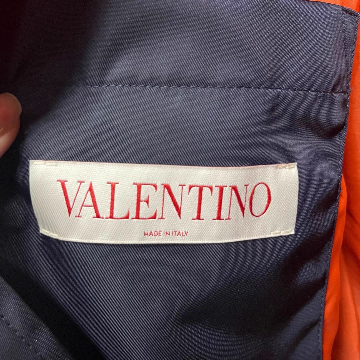 Valentino Valentino Blue Back Logo Zip Flight Jacket 50 Size US M / EU 48-50 / 2 - 4 Thumbnail