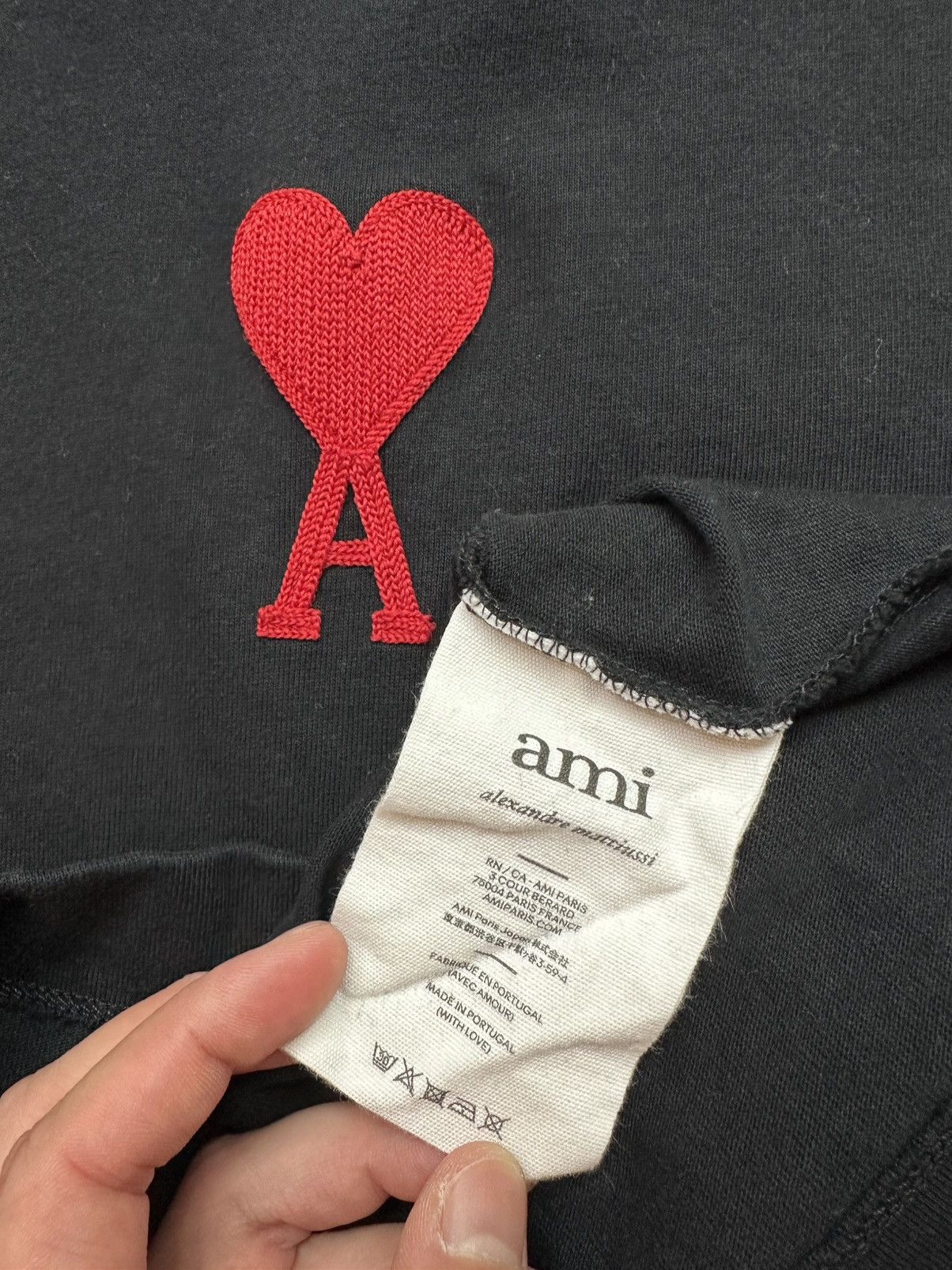 AMI Ami de coeur logo patch t-shirt Size US S / EU 44-46 / 1 - 5 Thumbnail