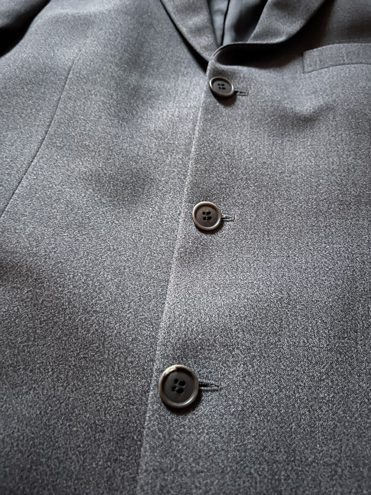 Yves Saint Laurent Yves Saint Laurent Grey Wool Blazer Jacket 52 Size 52S - 15 Thumbnail