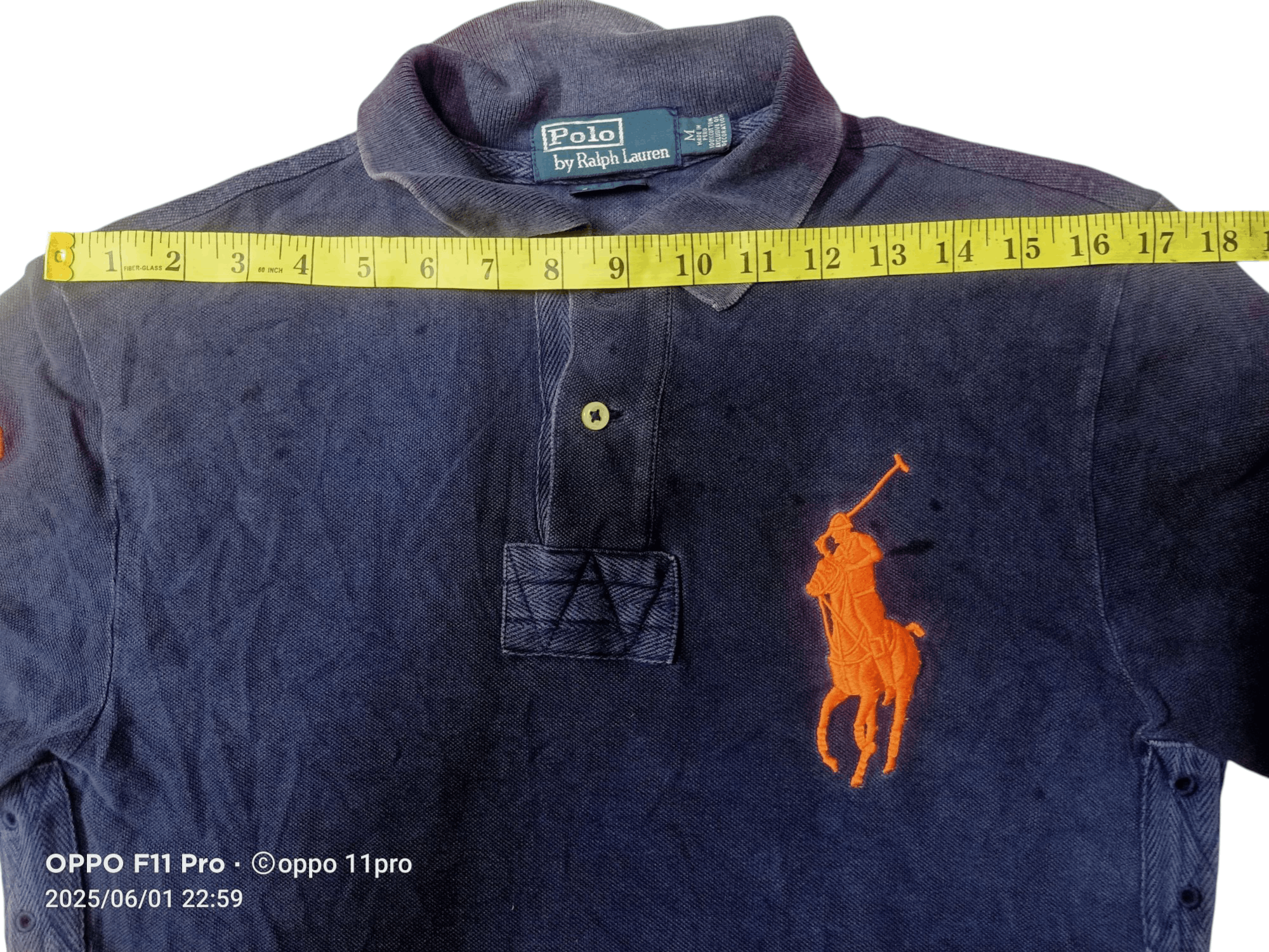 Polo Ralph Lauren × Ralph Lauren × Vintage Vintage Polo Ralph Lauren Big Pony Polo Shirt SlimFit Size M / US 6-8 / IT 42-44 - 8 Thumbnail