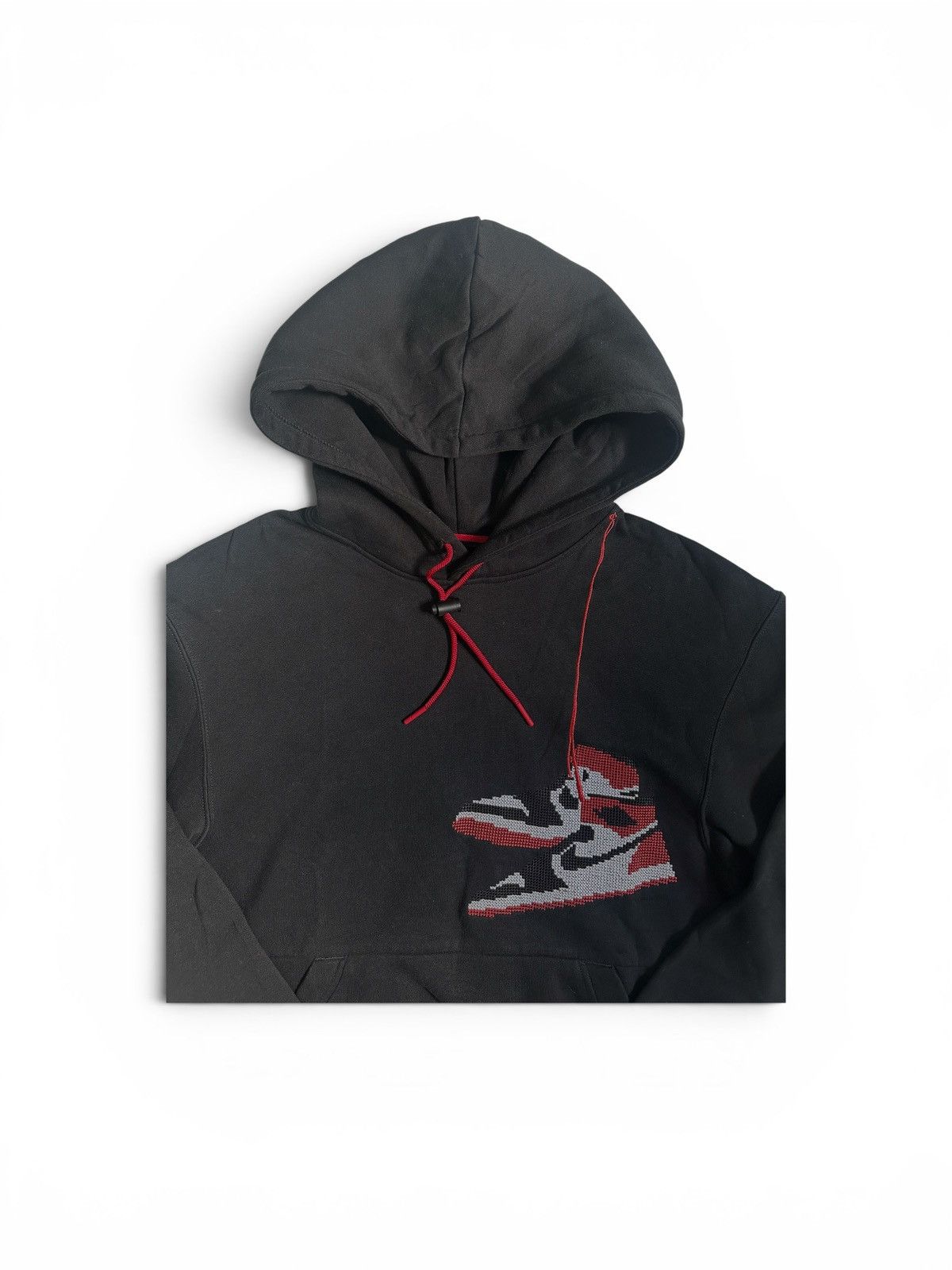 Jordan Brand Nike Air Jordan 1 Black Toe Holiday Pullover Hoodie Stitch Size US XS / EU 42 / 0 - 3 Thumbnail