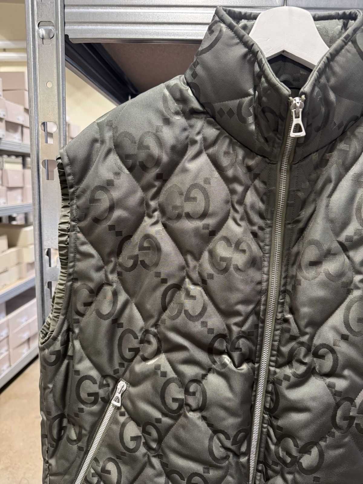 Gucci Gucci GG Jumbo Down Quilted Down Vest Size US M / EU 48-50 / 2 - 5 Thumbnail
