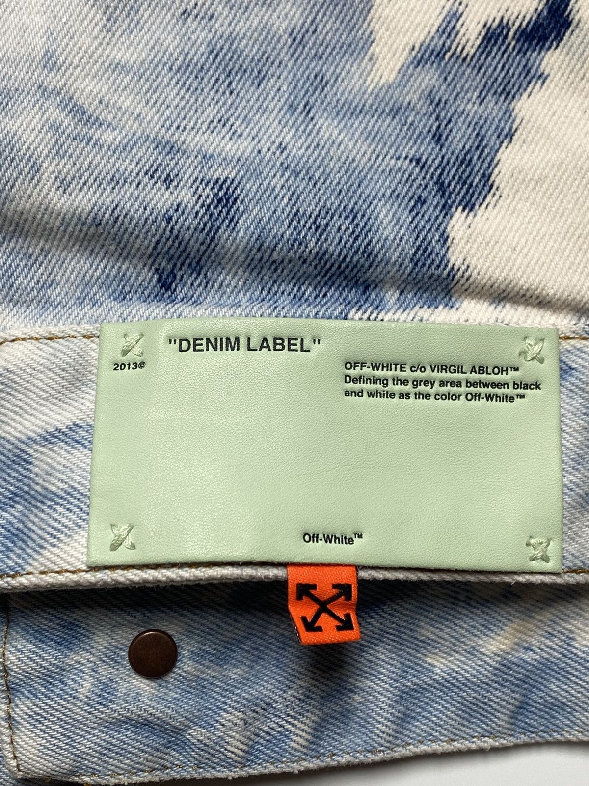 Off-White Off White - Extreme Bleached Arrows Denim Jacket Size US M / EU 48-50 / 2 - 7 Thumbnail