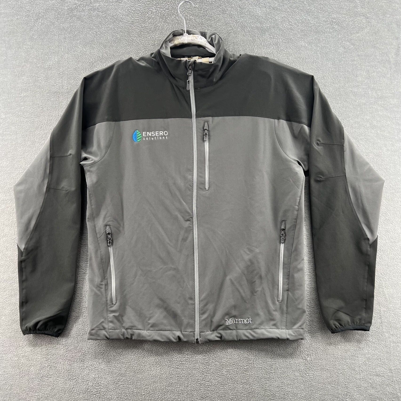 Marmot Marmot Jacket L Gray Full Zip Softshell Logo Men Size US L / EU 52-54 / 3 - 2 Thumbnail