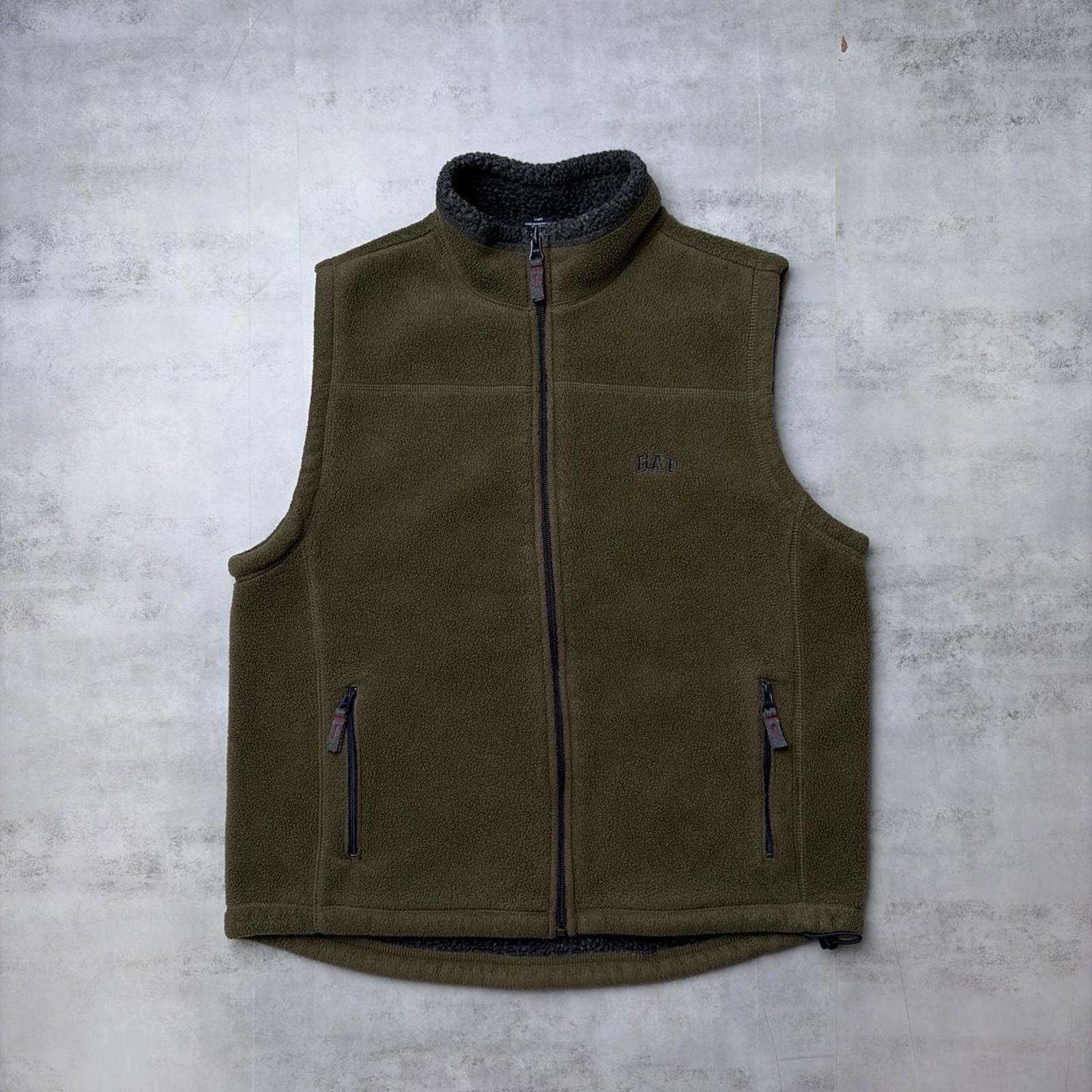 Gap Y2K Brown Gap Grunge Fleece Vest Size US XS / EU 42 / 0 - 1 Thumbnail