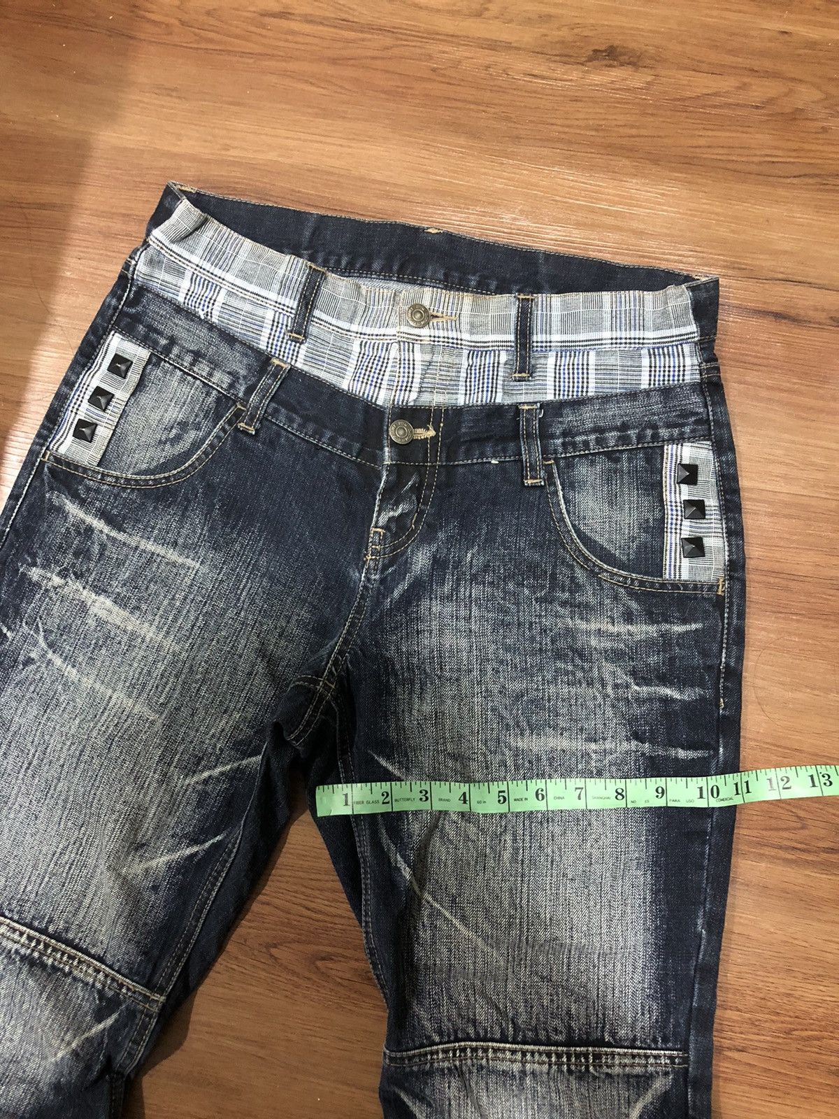 Japanese Brand × PPFM × Vintage Vintage PPFM Double Waist Denim Jeans Size US 31 - 10 Thumbnail