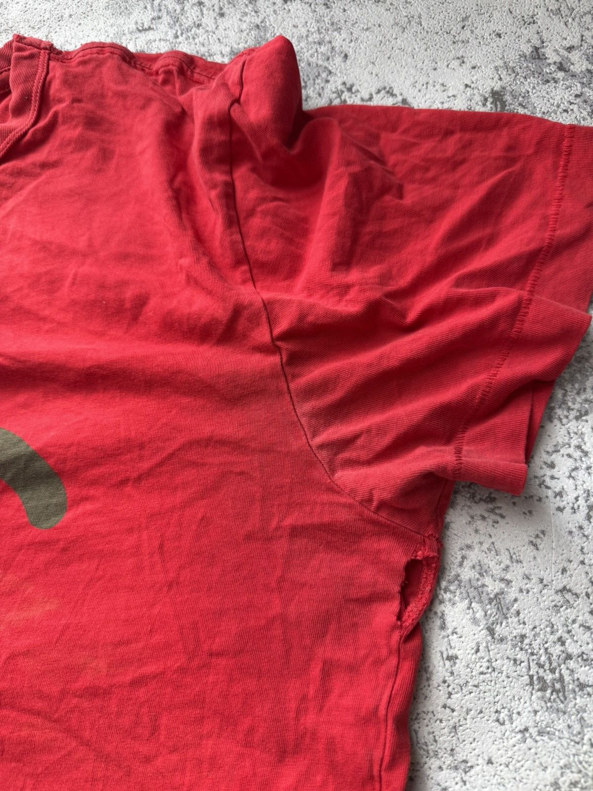 Evisu × Japanese Brand Evisu Vintage Logo Red T-Shirt Size US XXL / EU 58 / 5 - 13 Thumbnail