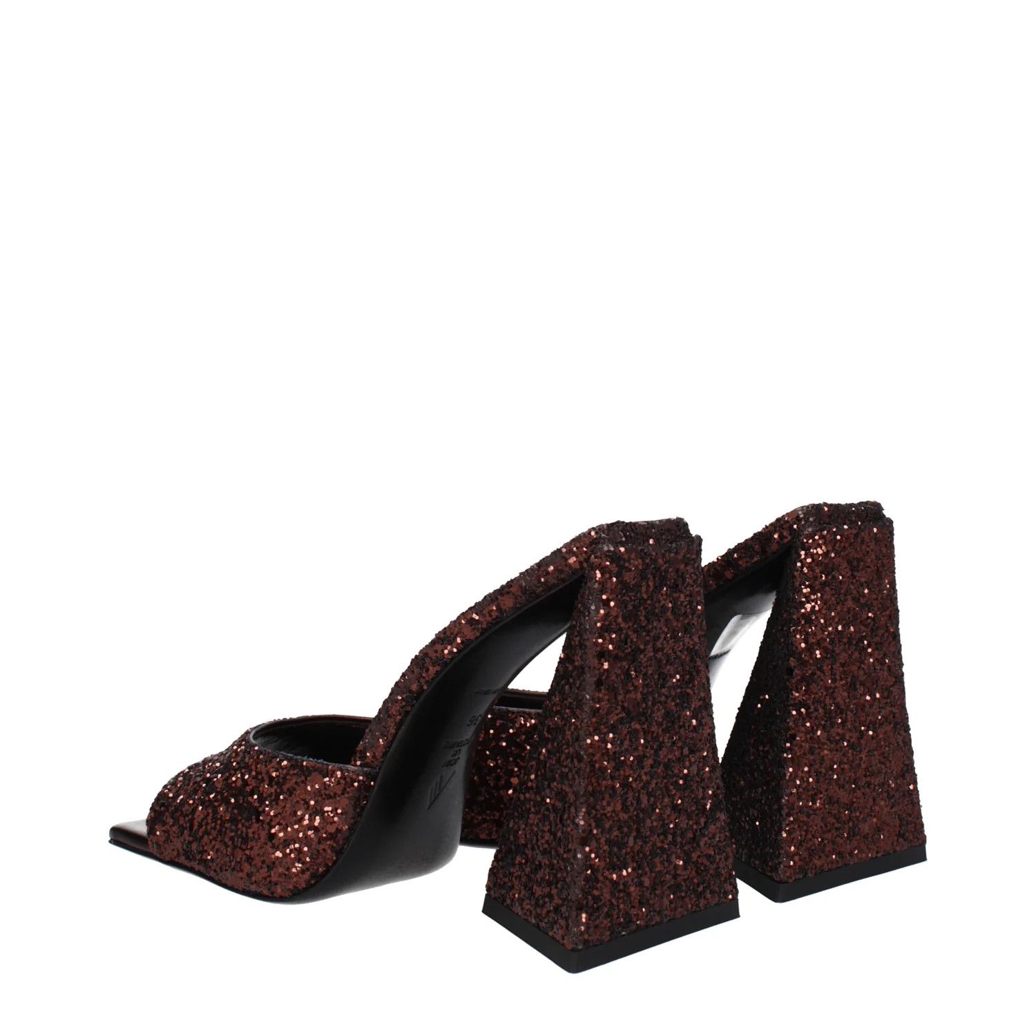 The Attico ob1o1e1224 Glitter Sandals in Brown Size US 9.5 / IT 39.5 - 4 Thumbnail
