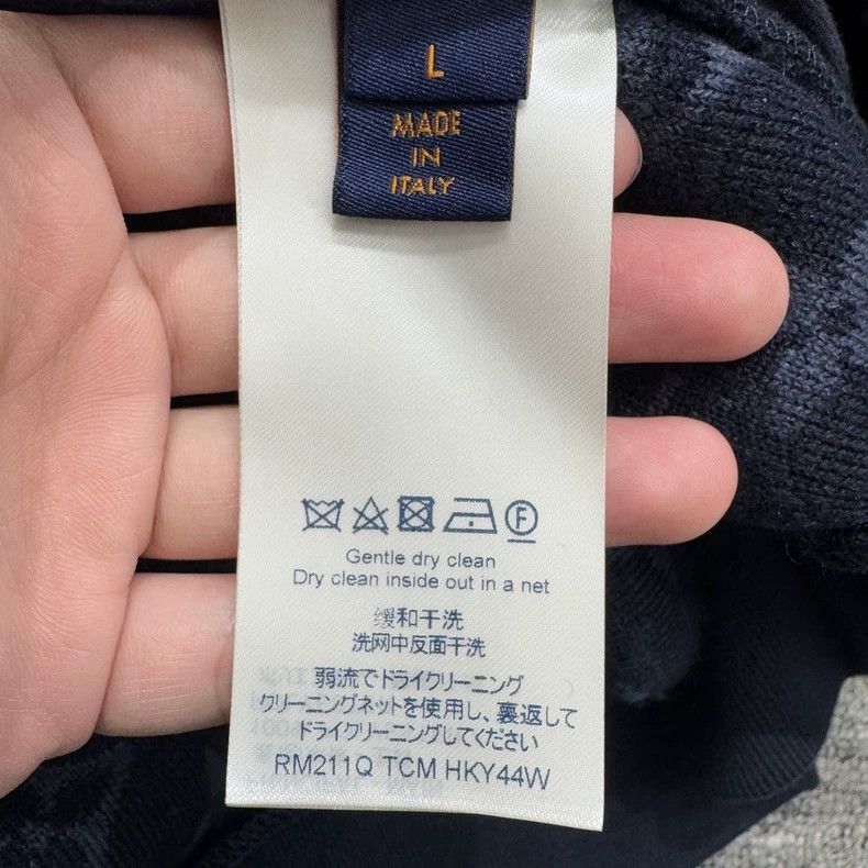 Louis Vuitton Louis Vuitton Blue presbyopic teddy jacket 2501-Nextarrow Size US L / EU 52-54 / 3 - 4 Thumbnail