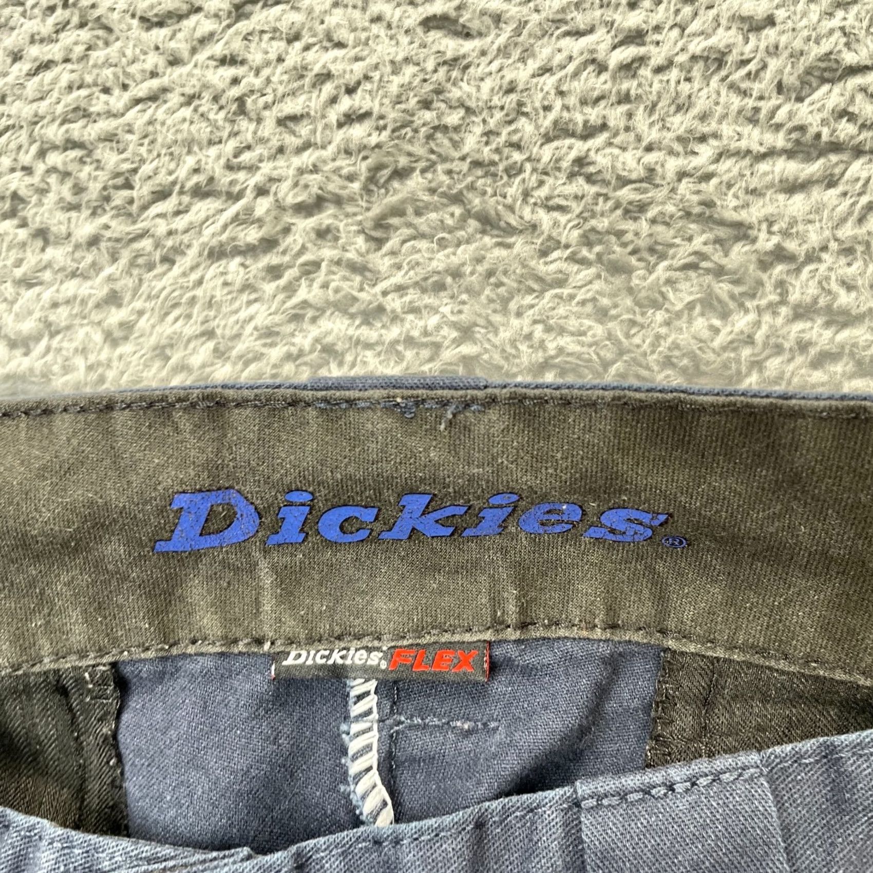 Dickies Dickies 874 Pants Mens Medium Blue Workwear Logo Straight Leg Original Fit Regular Inseam 27 in Dickies 874 Size US 31 - 3 Thumbnail