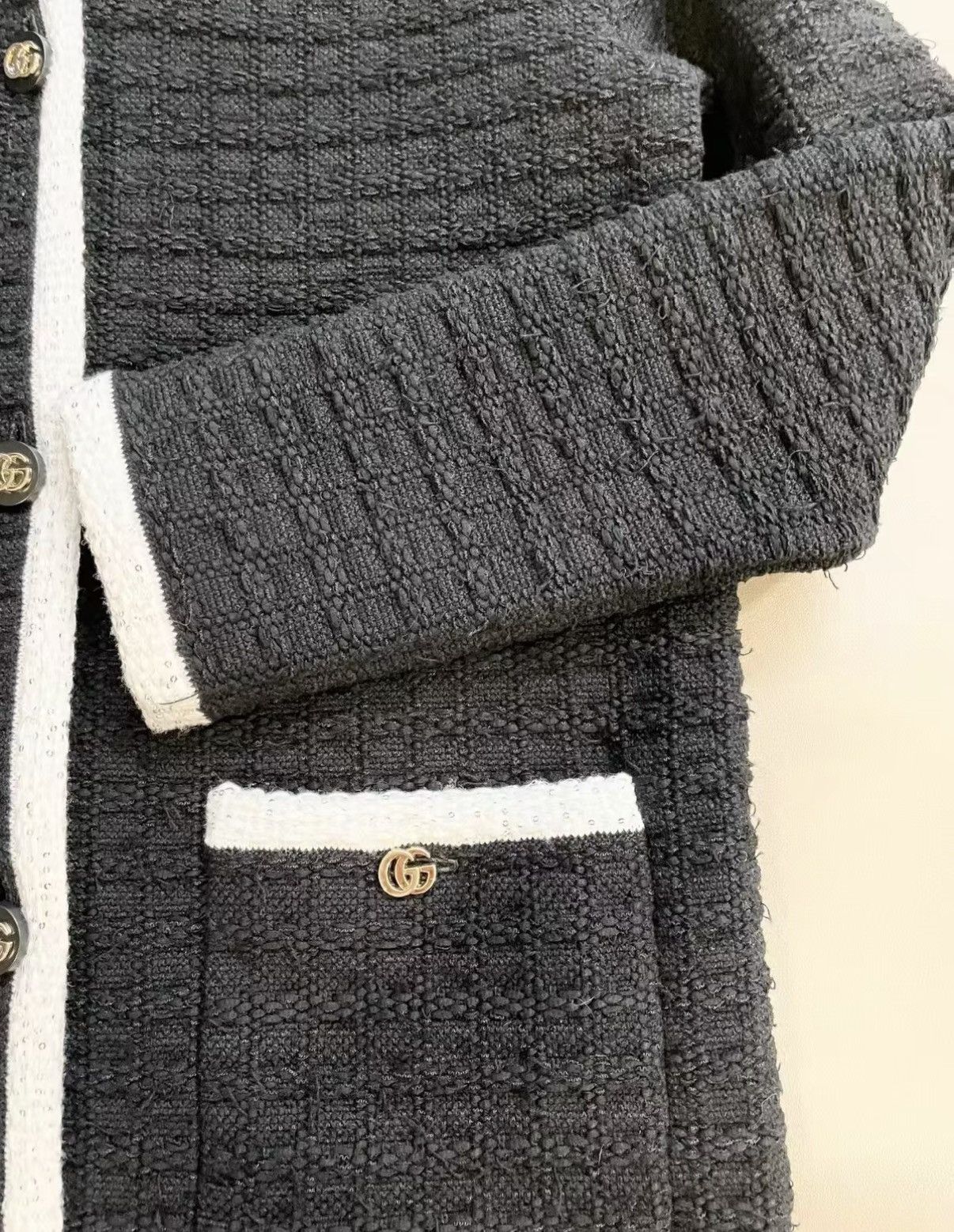 Gucci Gucci Block Knit Cardigan Loose fit J33 Size XXS / US 00 / IT 34 - 6 Thumbnail
