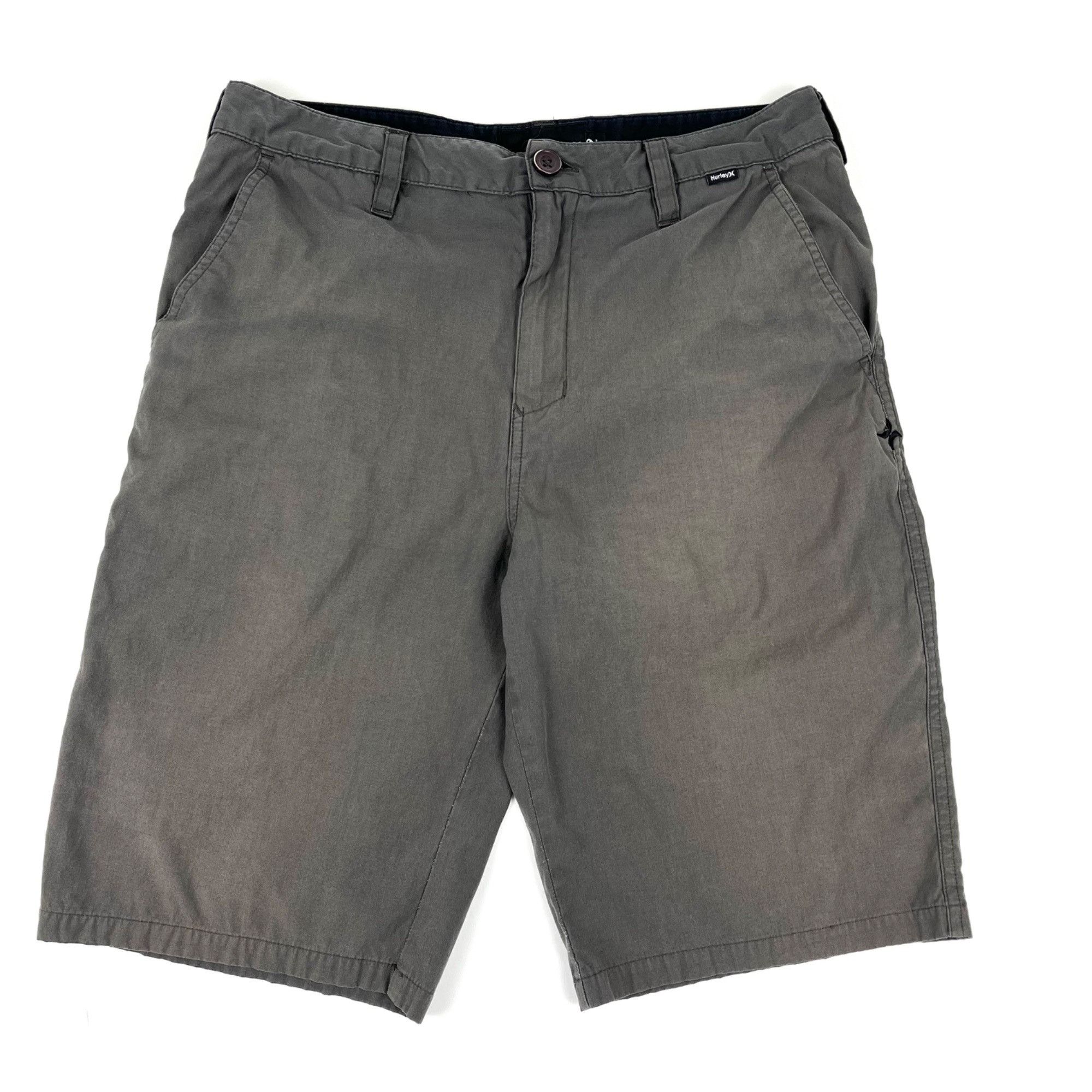 Hurley Hurley Mens' 21" Chino Walking Shorts Sz. 29 Gray Size US 29 - 1 Thumbnail