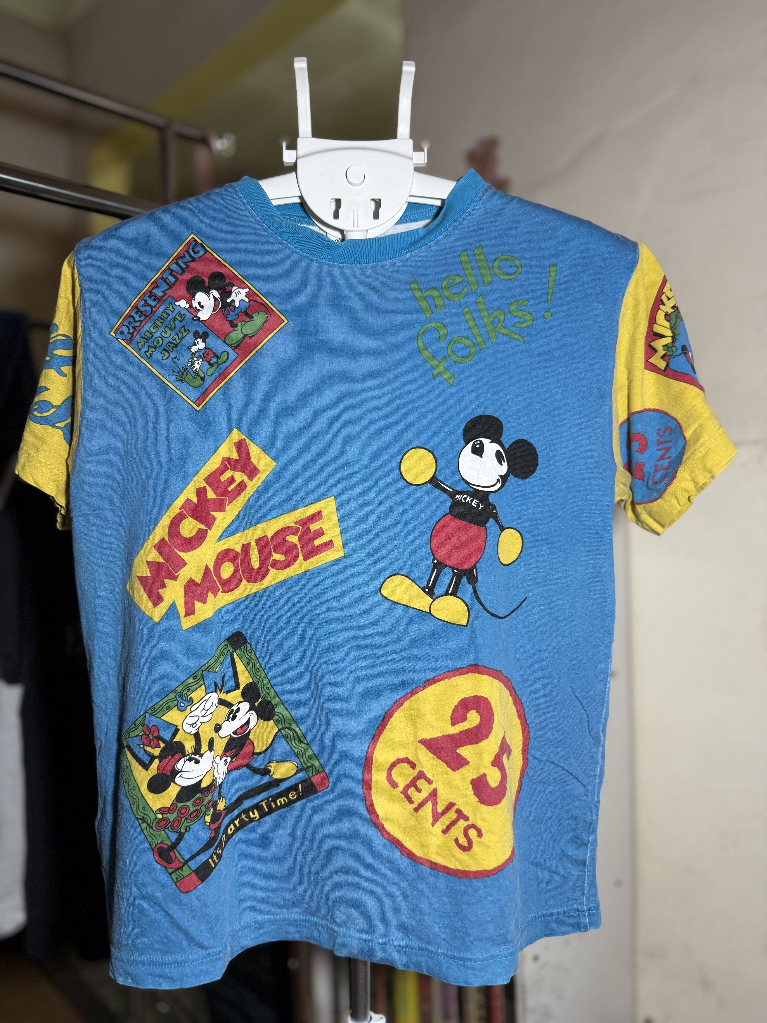 Mickey Mouse Mickey All Over Print Tee (Mickey & Co. Japan) Size US M / EU 48-50 / 2 - 2 Thumbnail