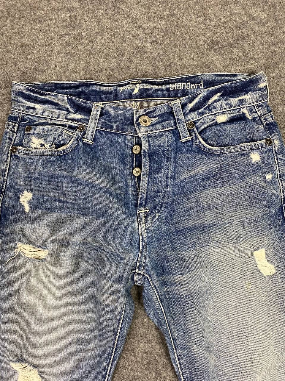 7 For All Mankind 7 for all mankind standard cut distressed denim nice design Size US 32 / EU 48 - 9 Thumbnail