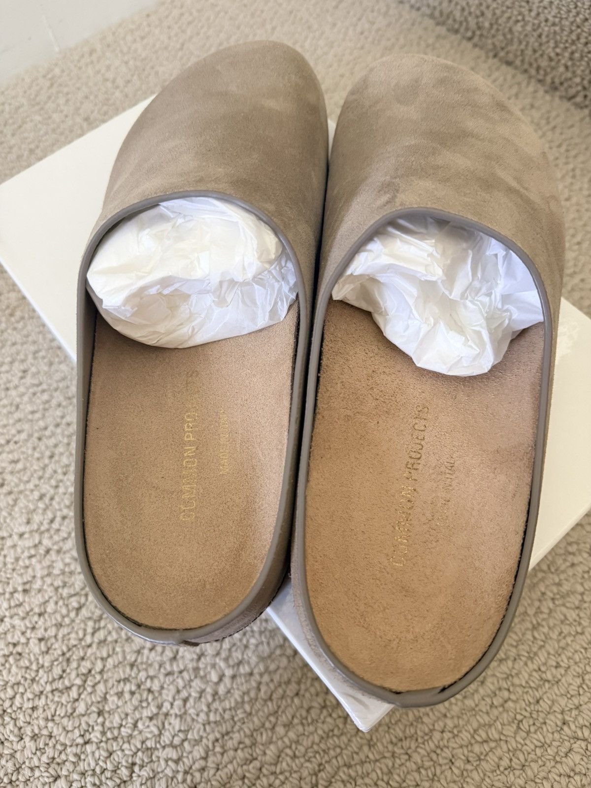 Common Projects Common Projects Women’s Suede Taupe Clog Size 42 Size US 12 / IT 42 - 6 Thumbnail