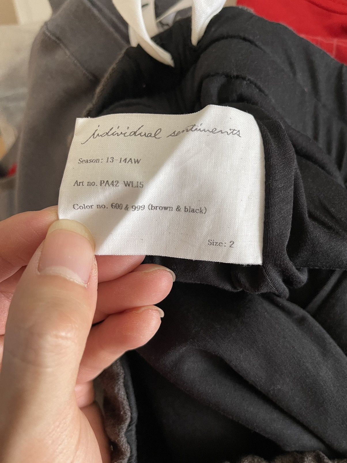 Individual Sentiments 13AW Stack Sweat Pants Size US 29 - 4 Thumbnail