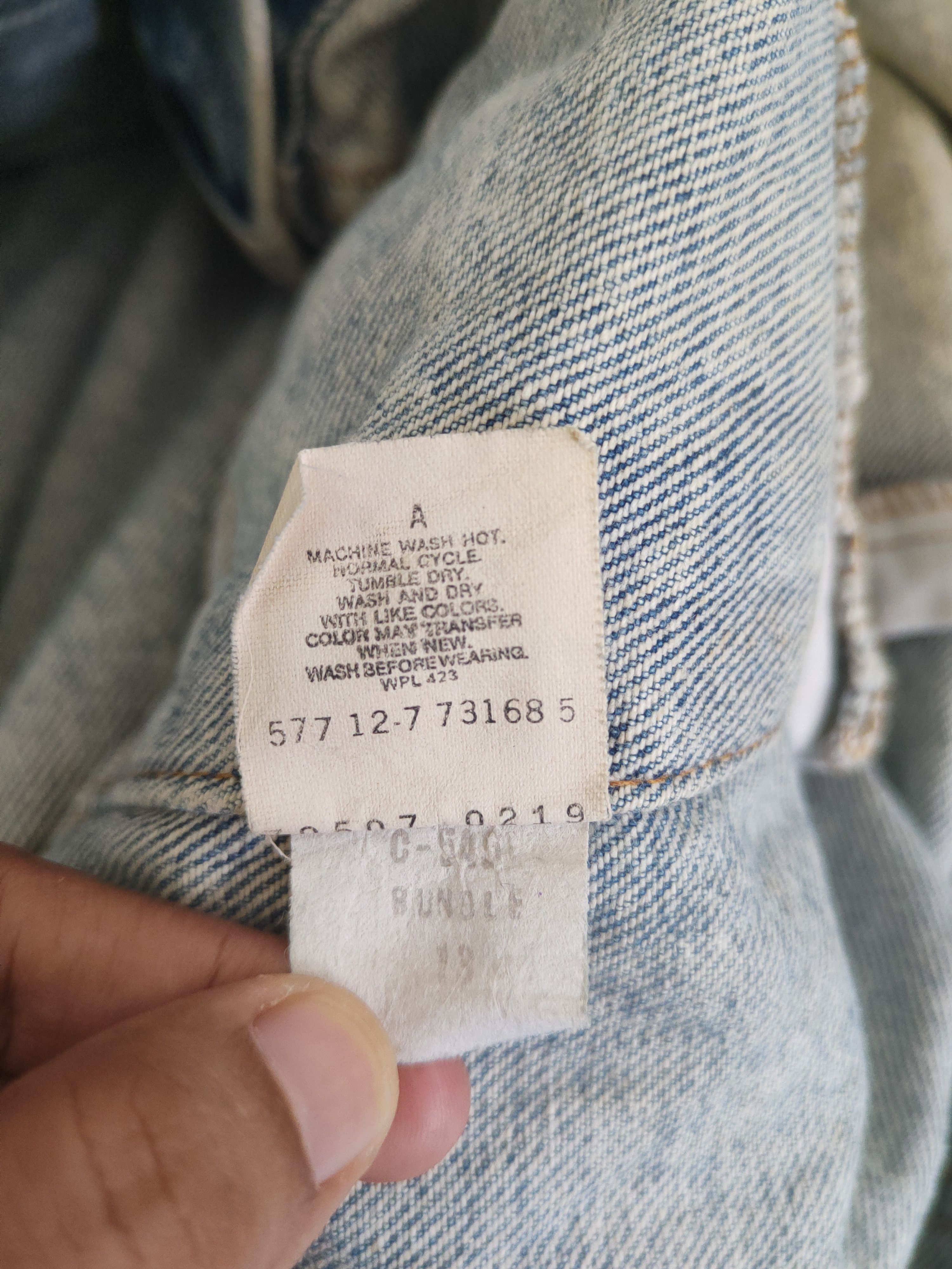 Levi's DL Levi's Light Blue Denim Jackets #2775 Size US M / EU 48-50 / 2 - 10 Thumbnail