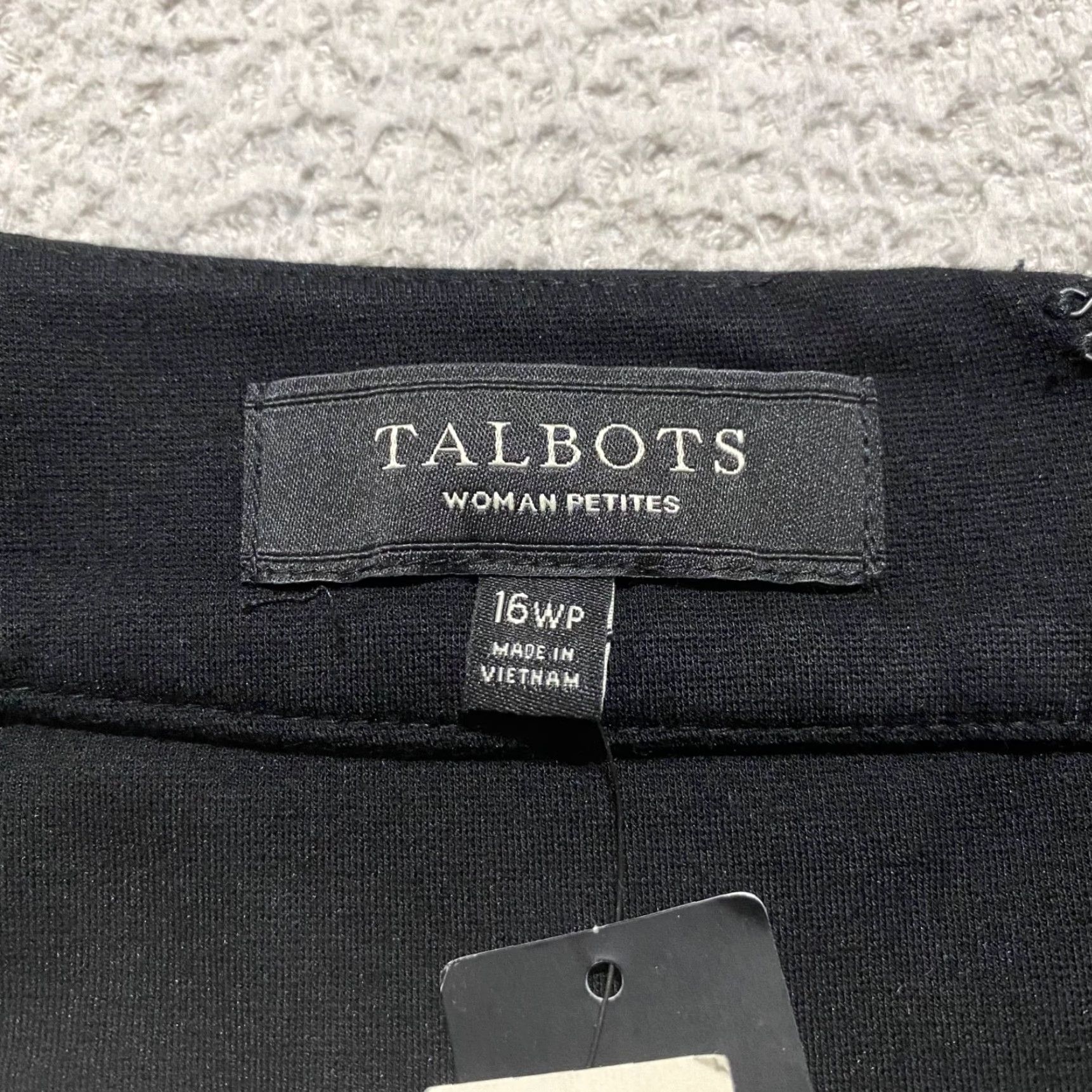 Talbots Talbots Skirt 16W Black Knee Length Straight Pencil Womens Plus NWT Size 38" / US 16 / IT 52 - 3 Thumbnail