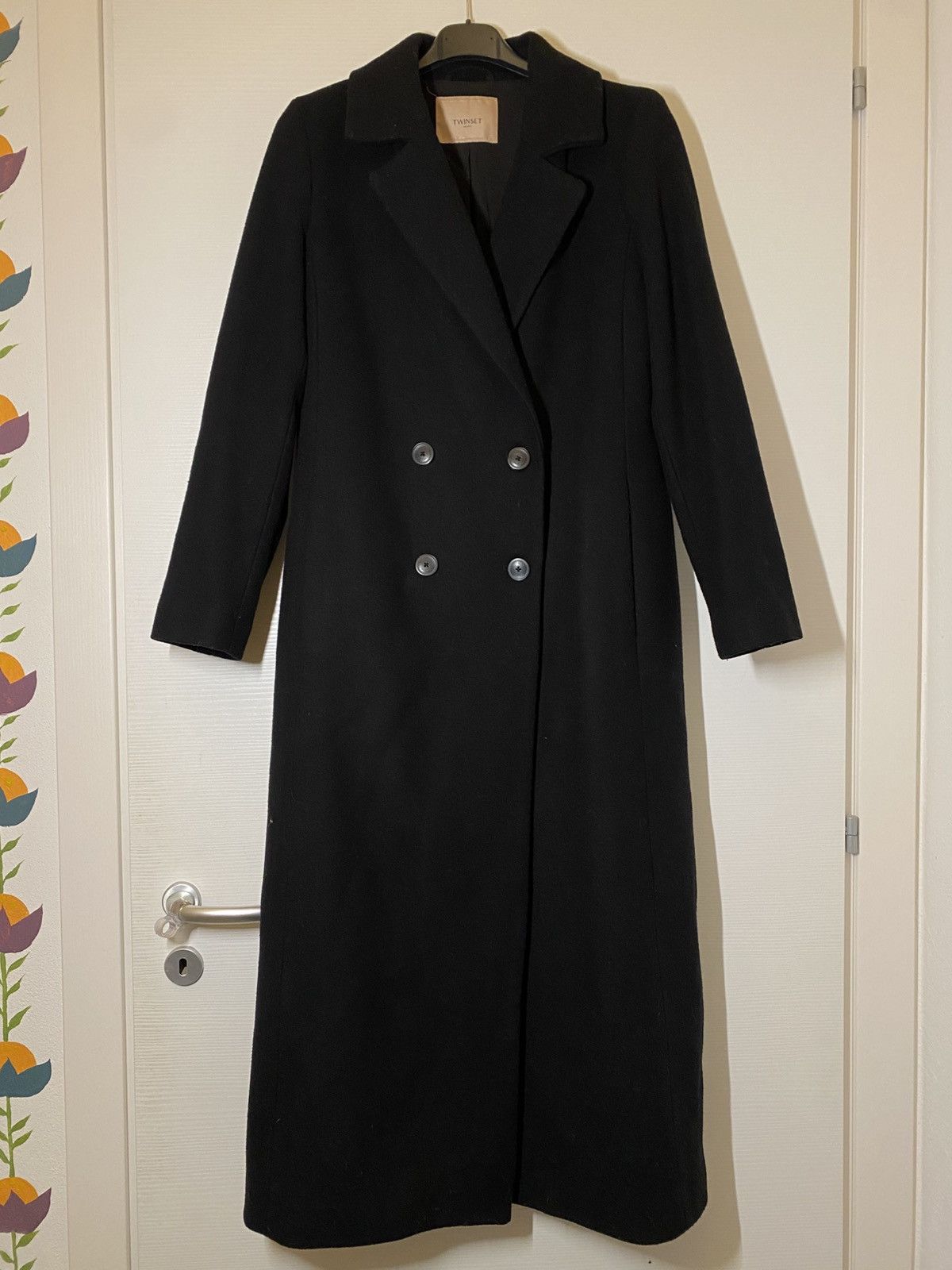 TWINSET Twinset black coat Size S / US 4 / IT 40 - 2 Thumbnail