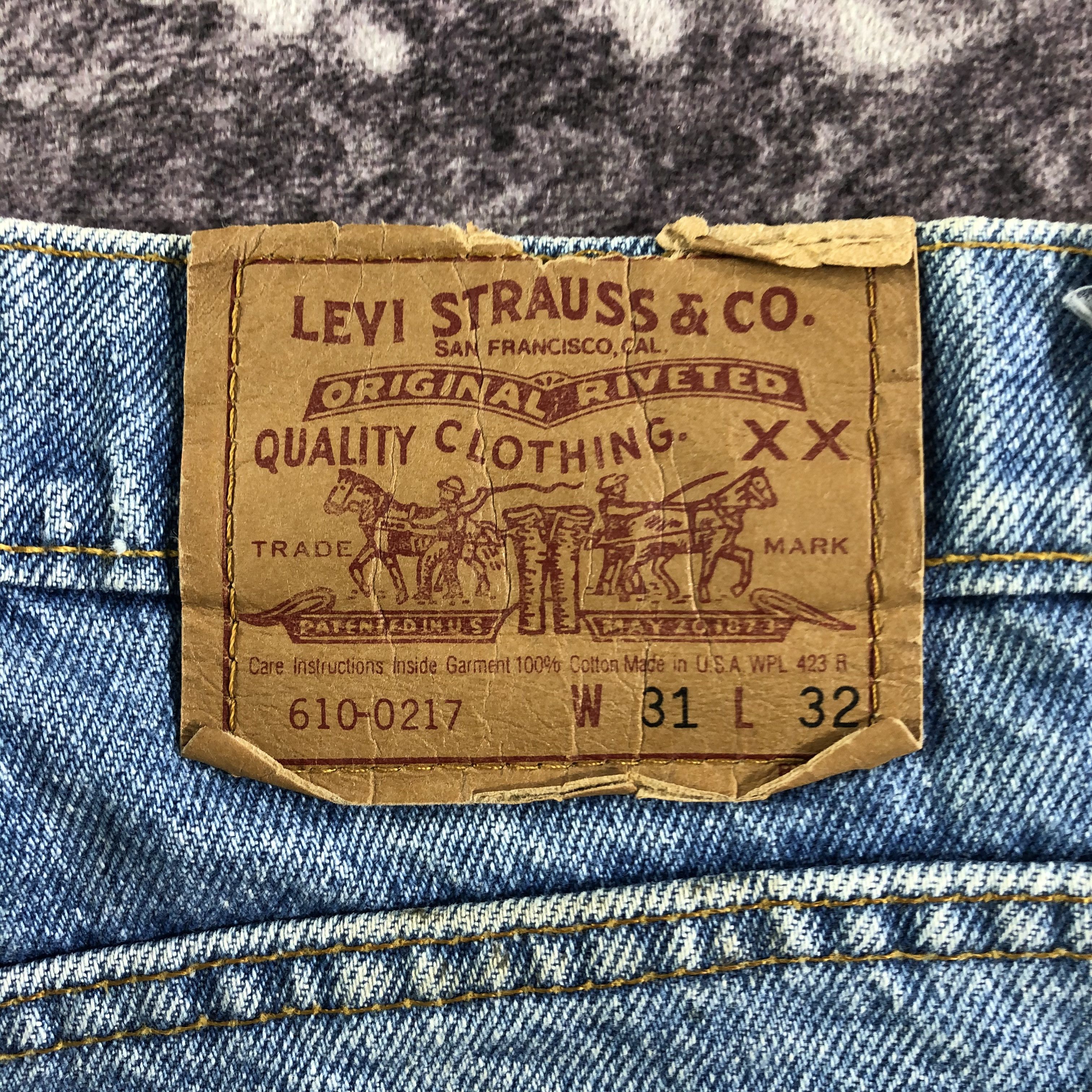 Levi's × Vintage 90s Vintage Blue Wash Levis 610 Jeans-JM3330 Size 29" - 5 Thumbnail