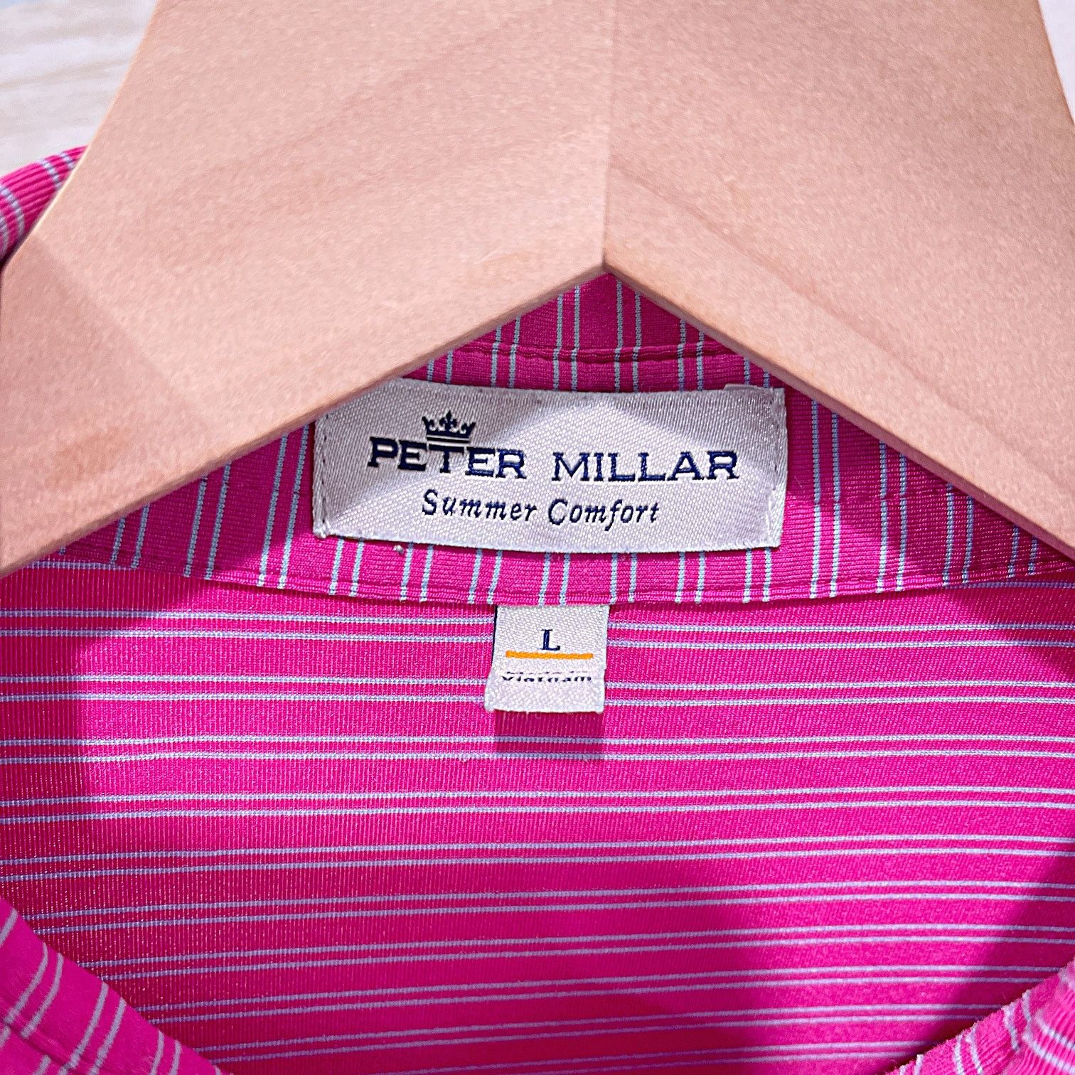 Peter Millar PETER MILLAR Poipu Bay Golf Club Polo Striped Mens Large Size US L / EU 52-54 / 3 - 6 Thumbnail